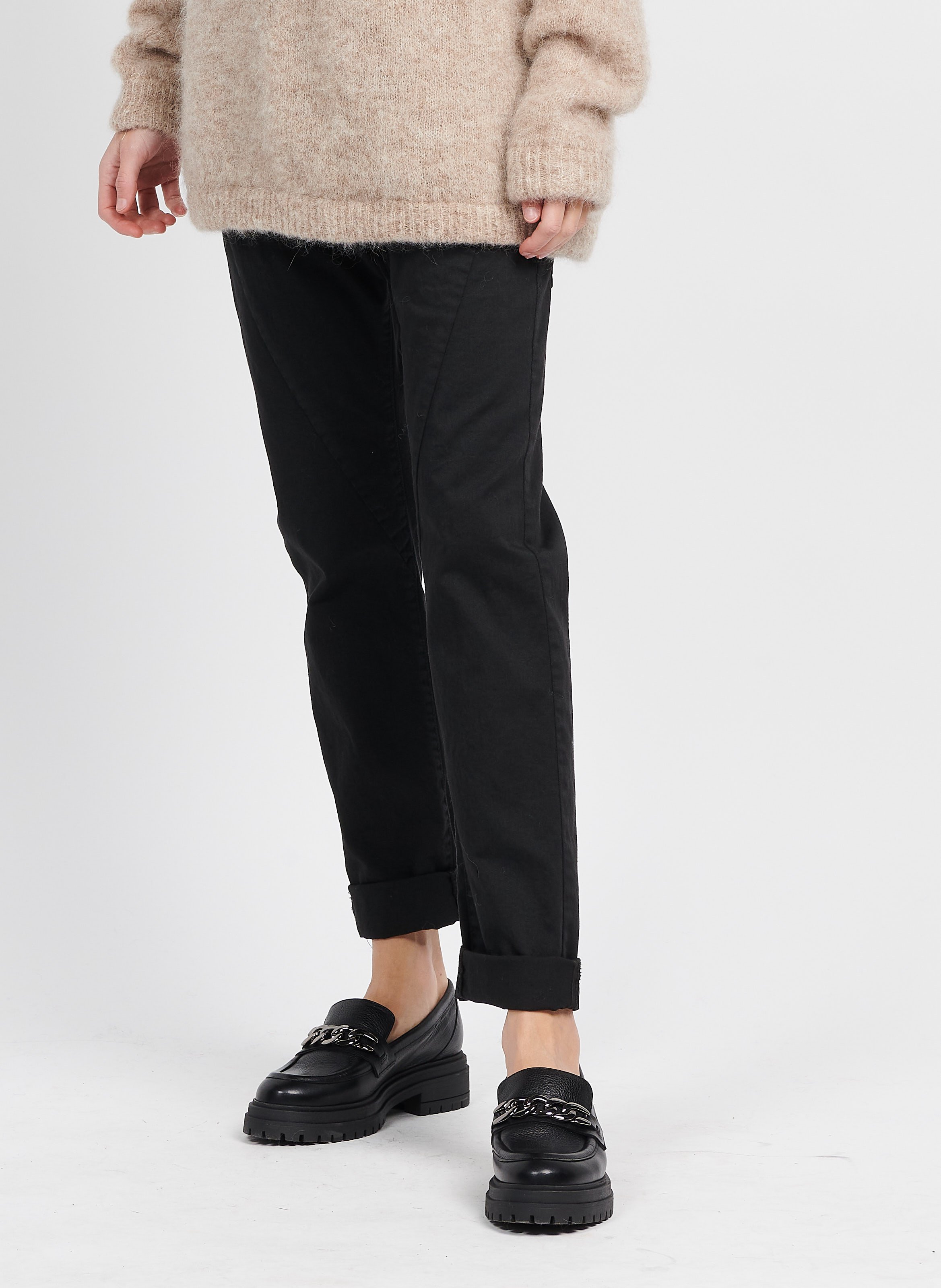 Five-pocket jeans PLEASE Black