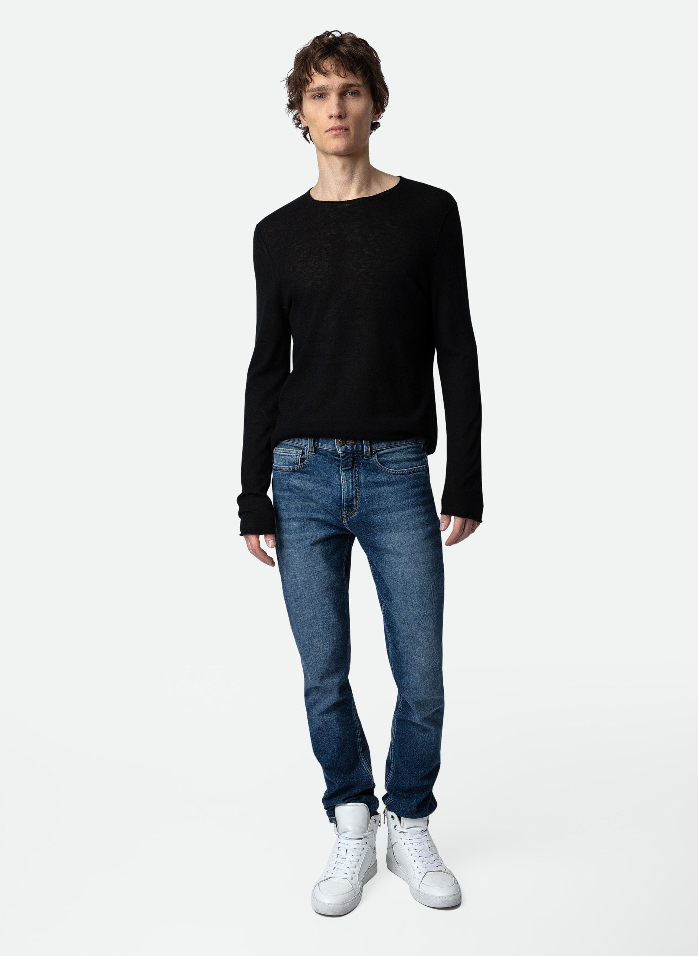 Pull droit en cachemire ZADIG&amp;VOLTAIRE Noir