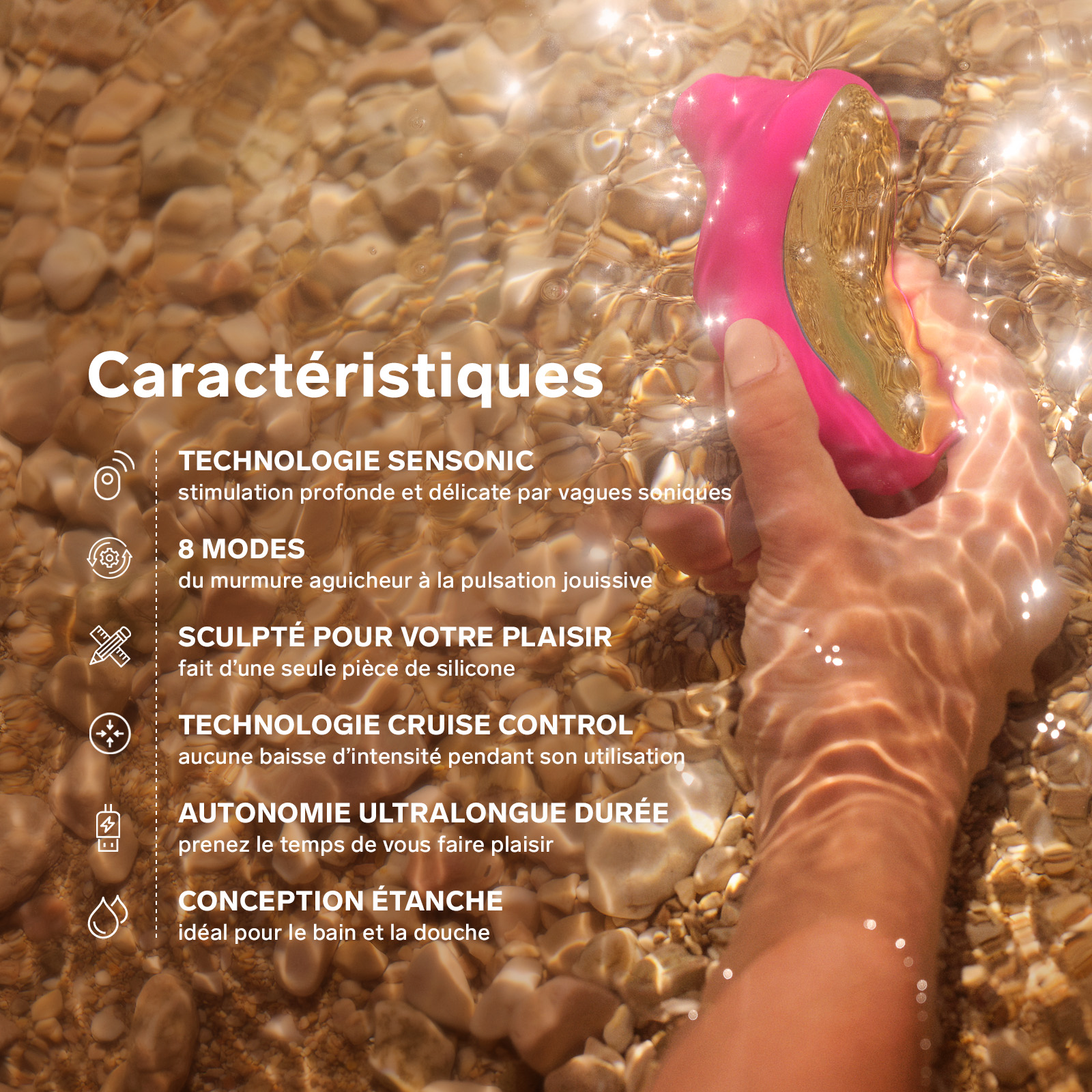 Sonic clitoral stimulator LELO Rose