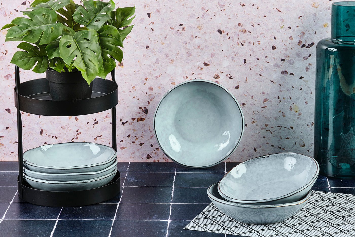 Cloud bowl ø19cm - 6 pieces - storm grey BJORN Grey