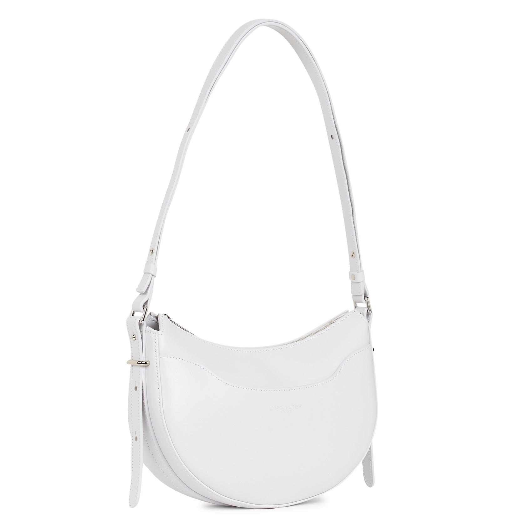 Dori leather shoulder bag LANCASTER PARIS Grey