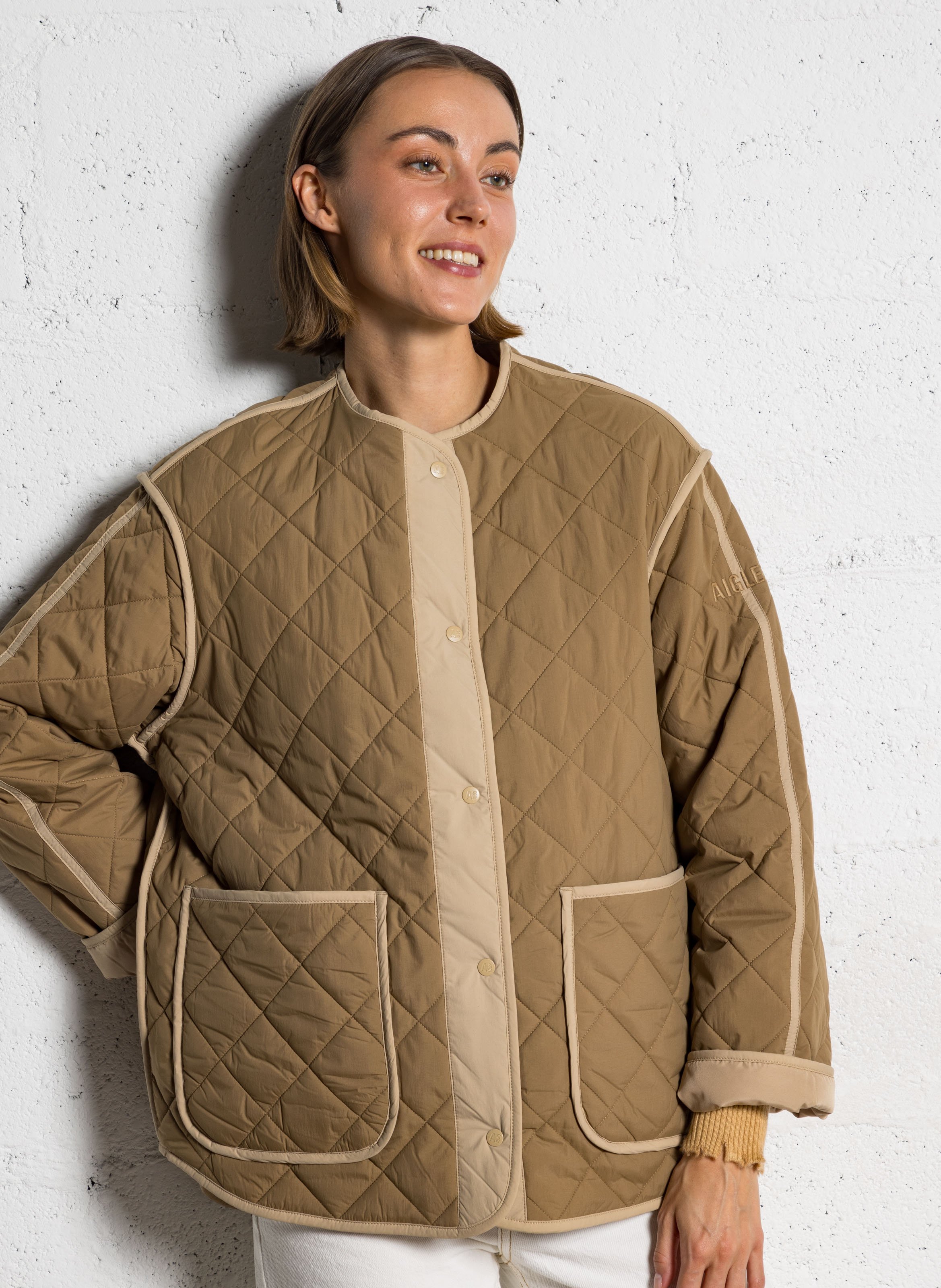 Steppweste Weste Aigle Steppjacke Aigle Weste Damen Jacke Mit