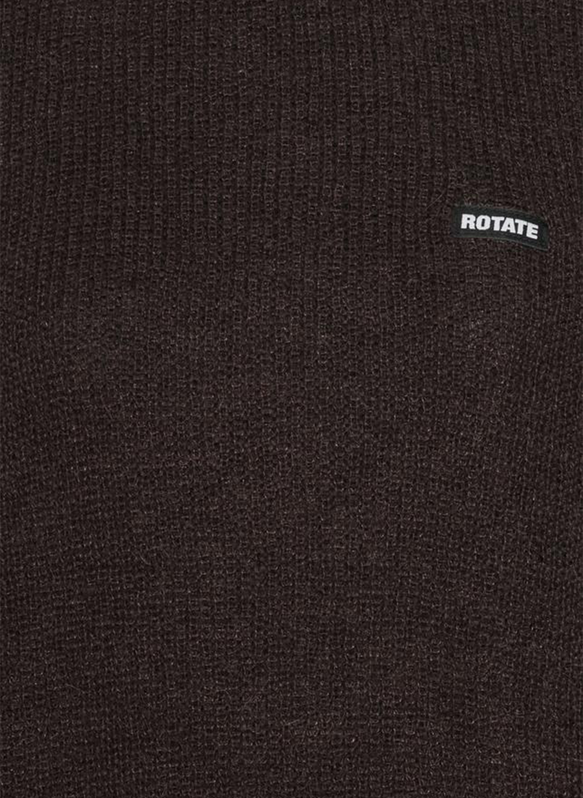 Alpaca wool sweater ROTATE Brown