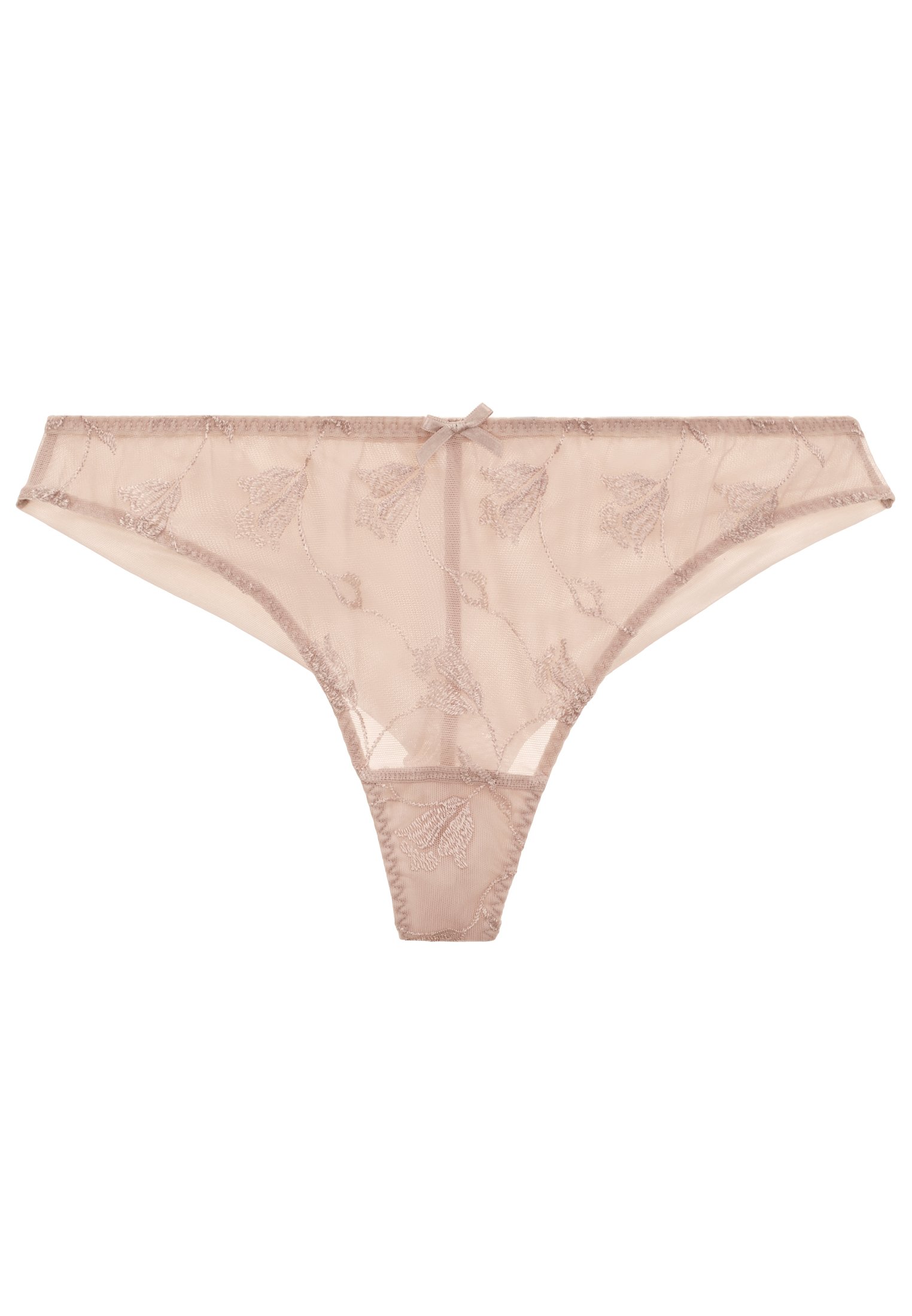 Cotton tanga AUBADE Beige