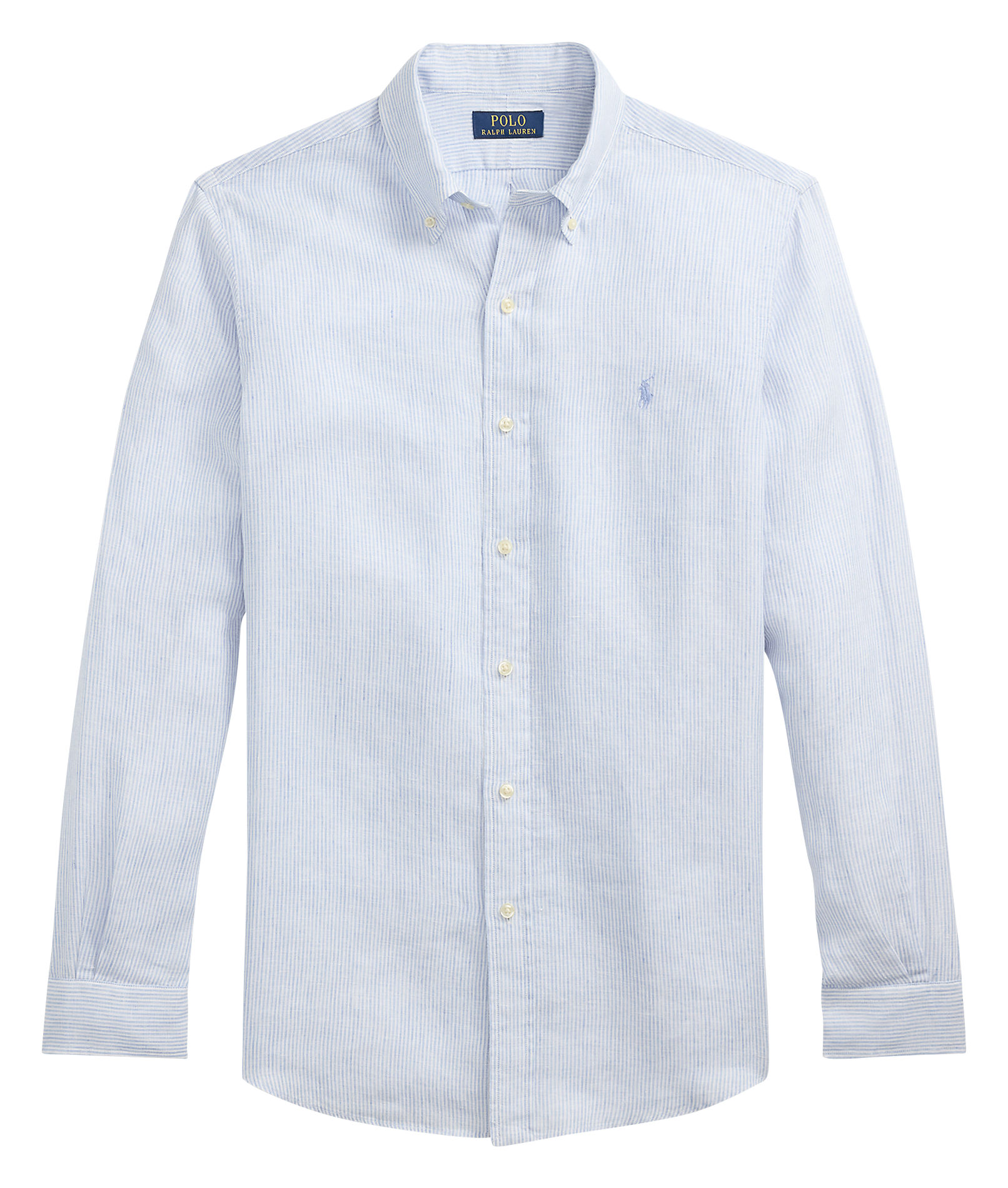 Chemise col classique en lin POLO RALPH LAUREN Bleu