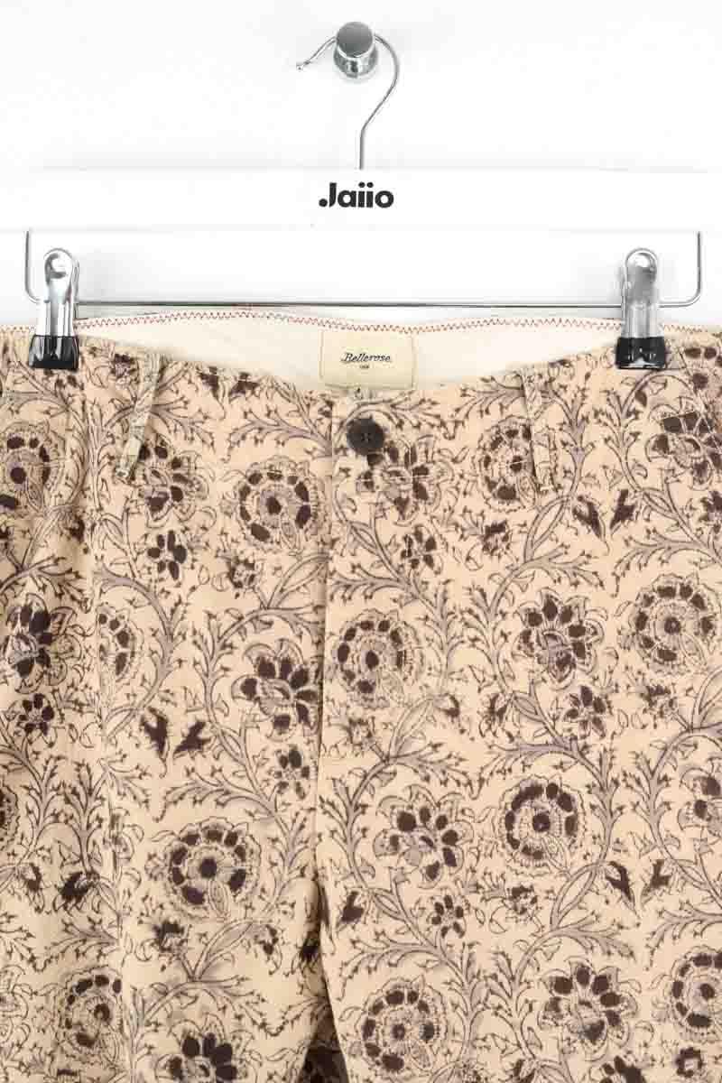 Slim-fit cotton cargo pants BELLEROSE - Seconde Main Beige