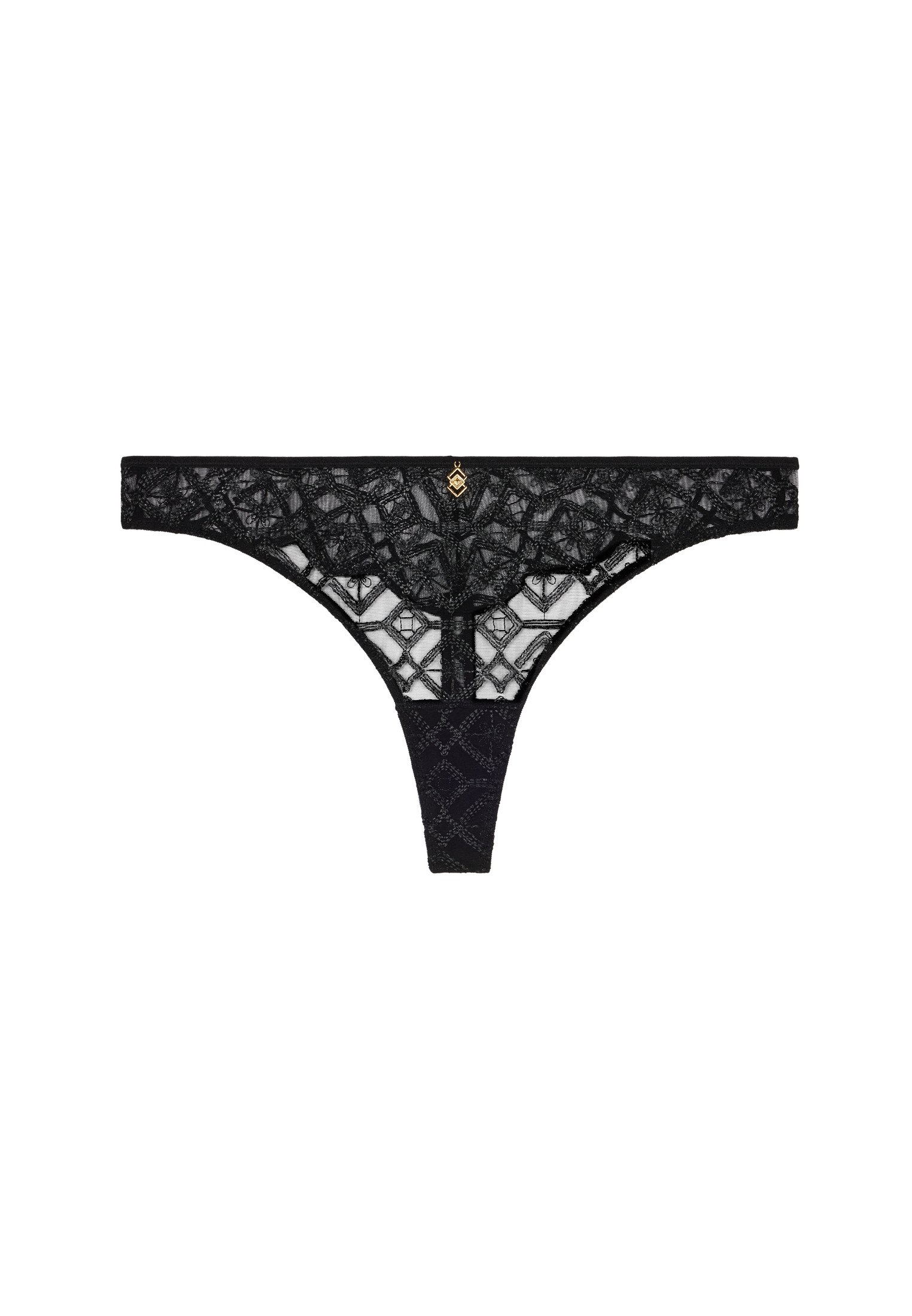 Cotton tanga AUBADE Black