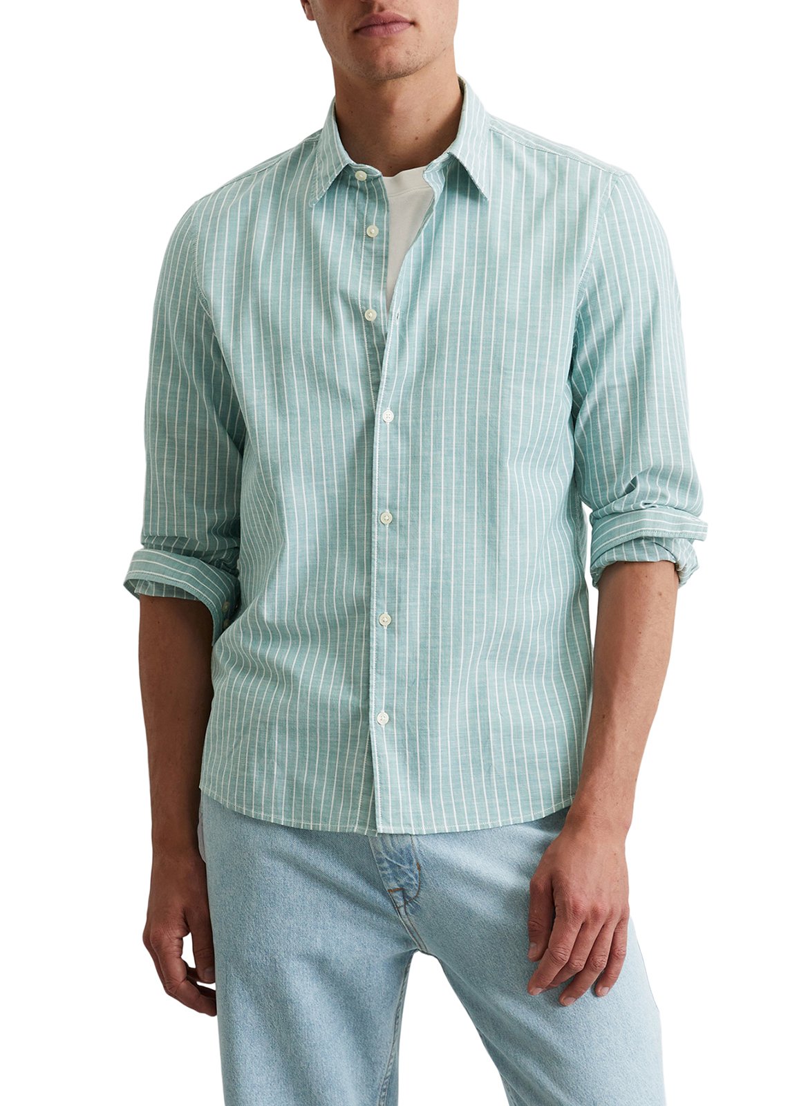 Chemise col classique en coton MARC O'POLO Multicolore