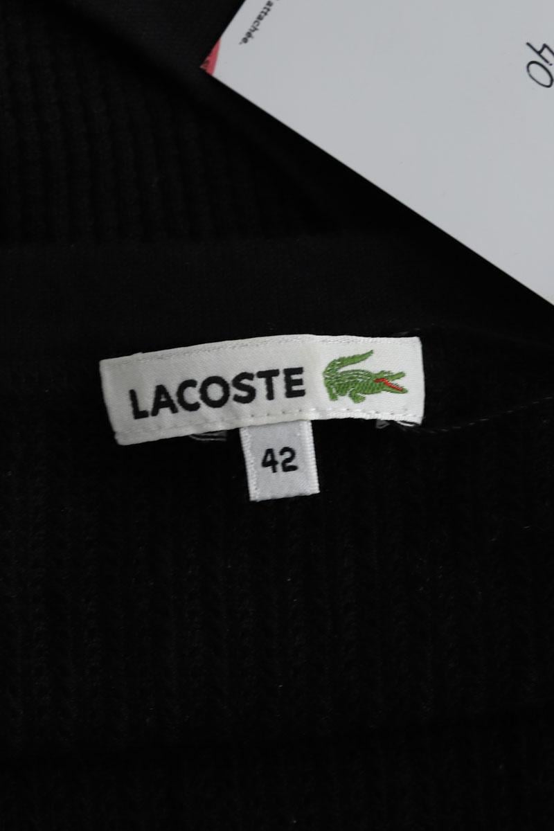 Sleeveless silk top LACOSTE - SECONDE MAIN Black
