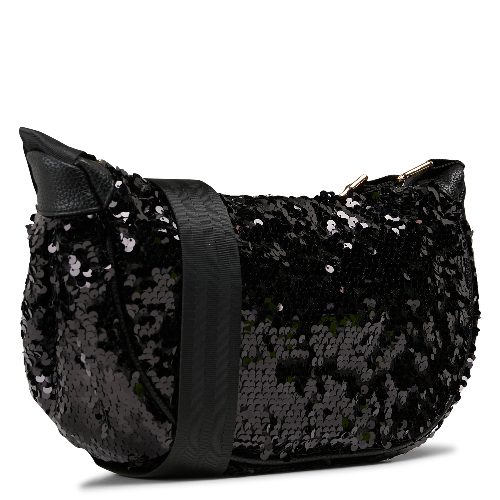 Rhinestone banana bag AU PRINTEMPS PARIS Black
