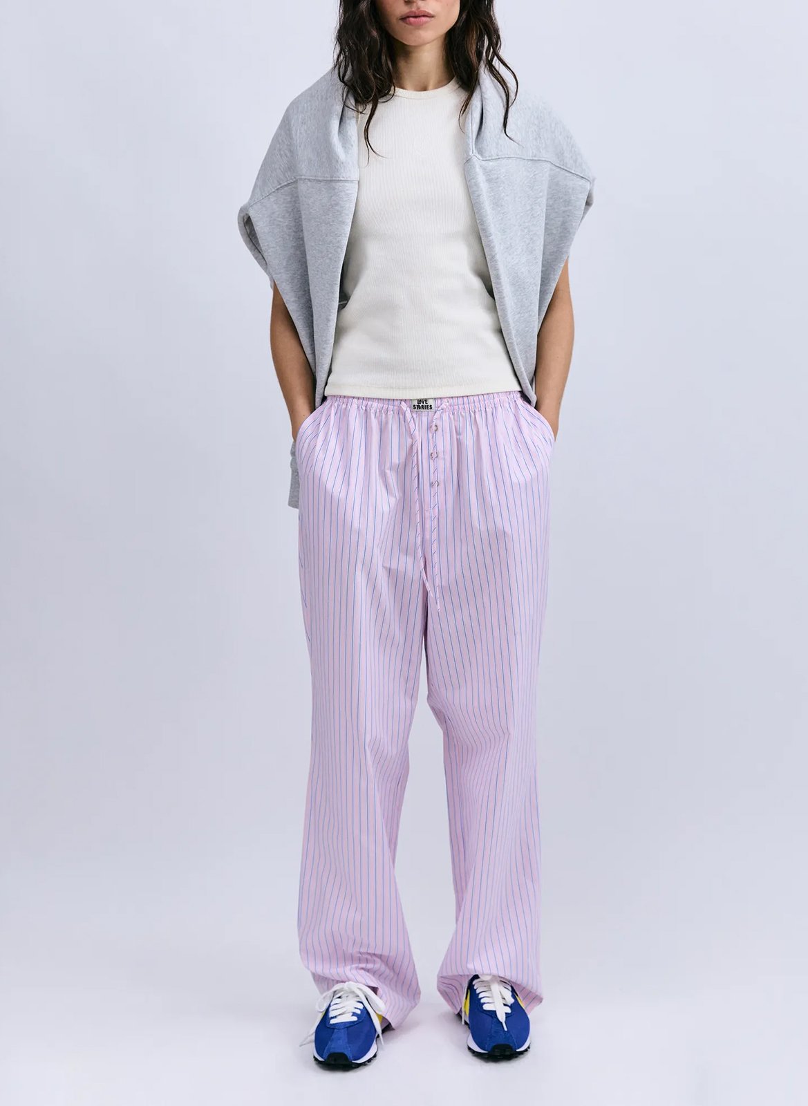 Wide cotton trousers  LOVE STORIES Pink