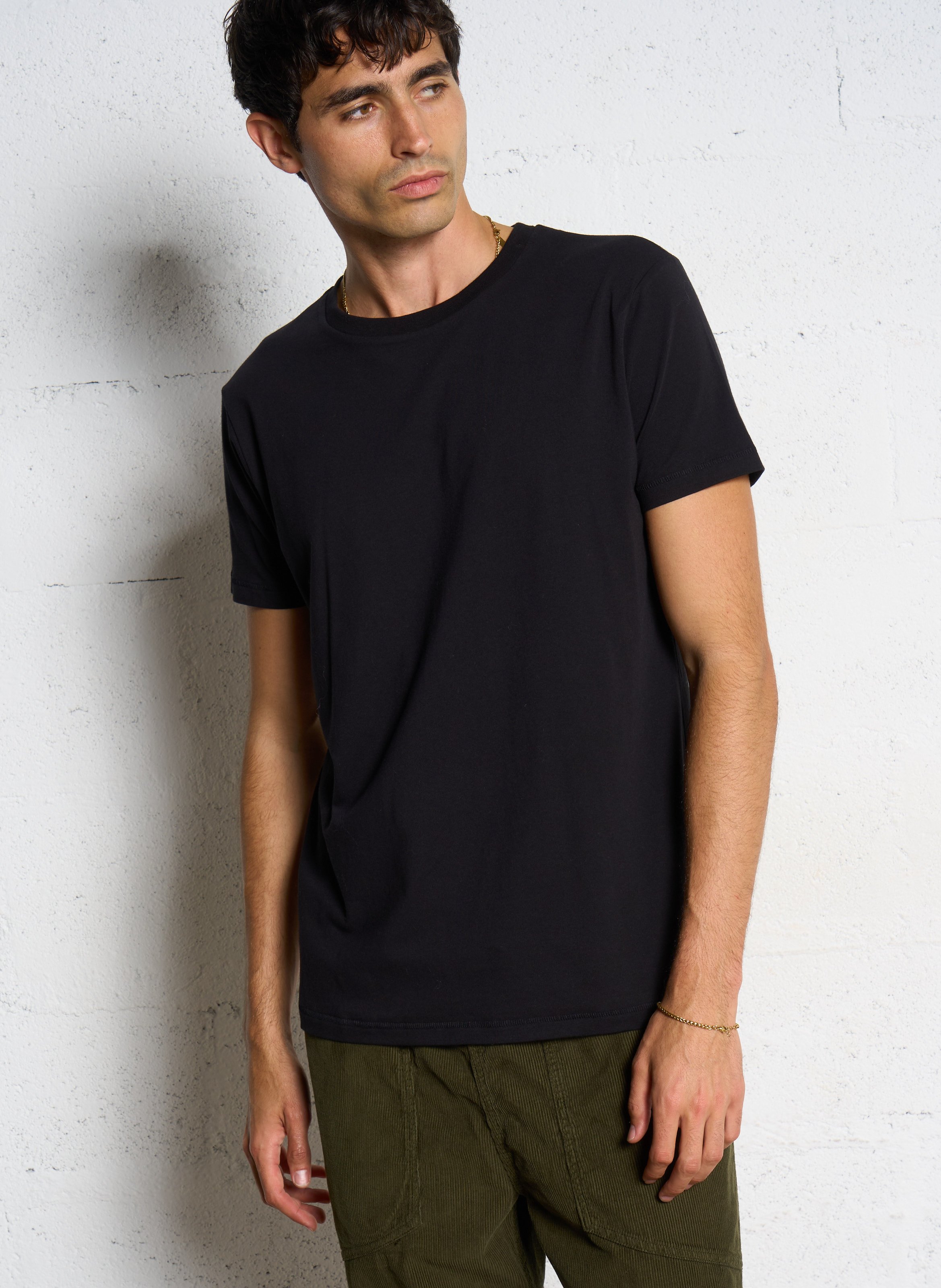 Camiliday round-neck sleeveless cotton top LE TEMPS DES CERISES Black