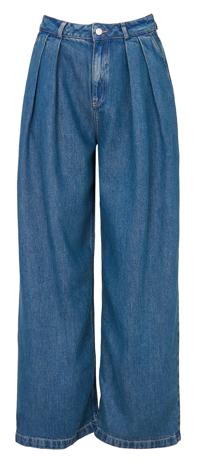 Jean large taille haute THE NEW SOCIETY Bleu