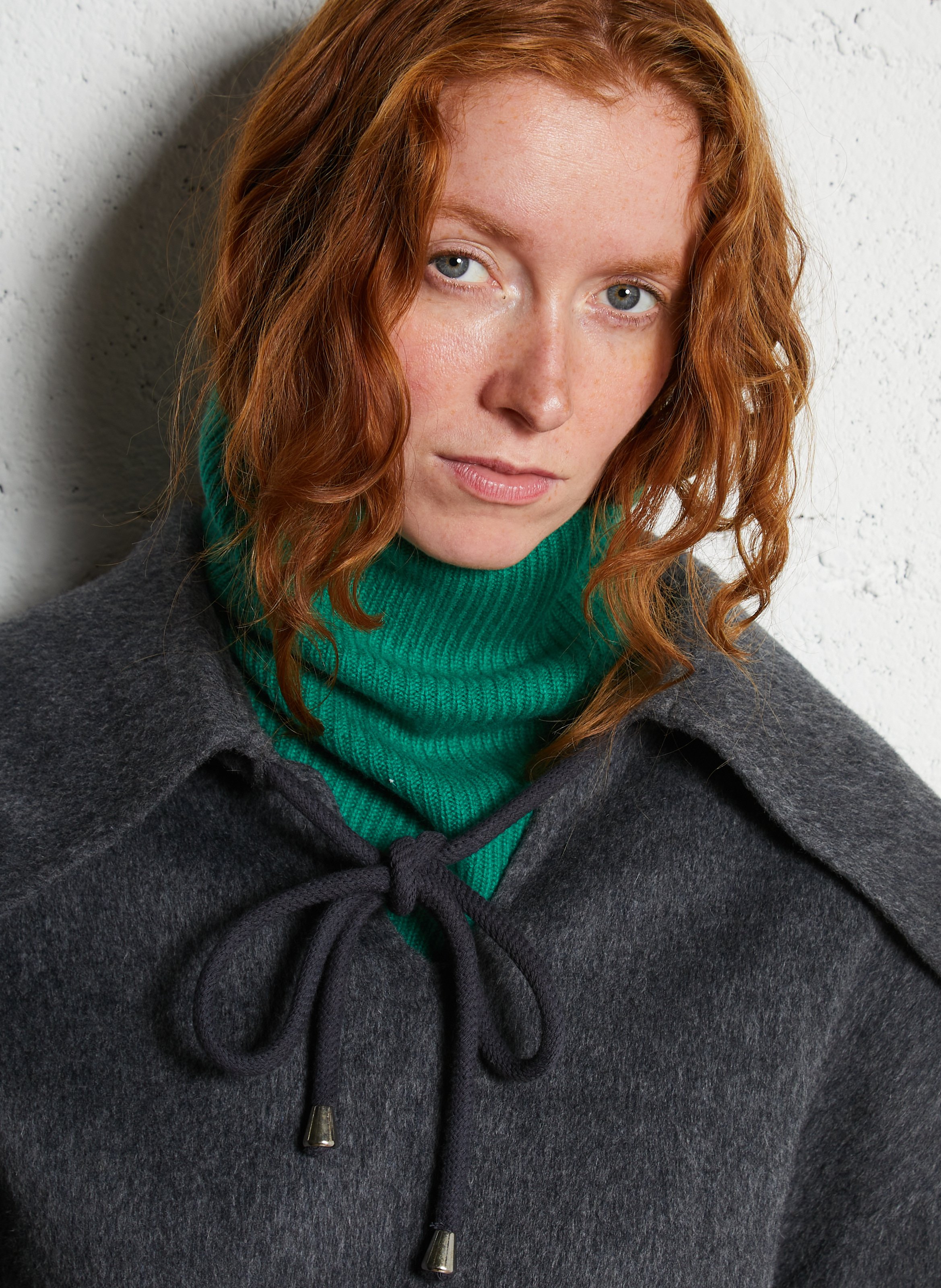 Geribbelde kasjmier col KOON