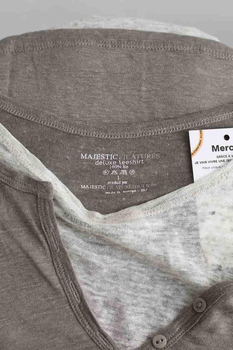 T-shirt MAJESTIC FILATURES - SECONDE MAIN Grey