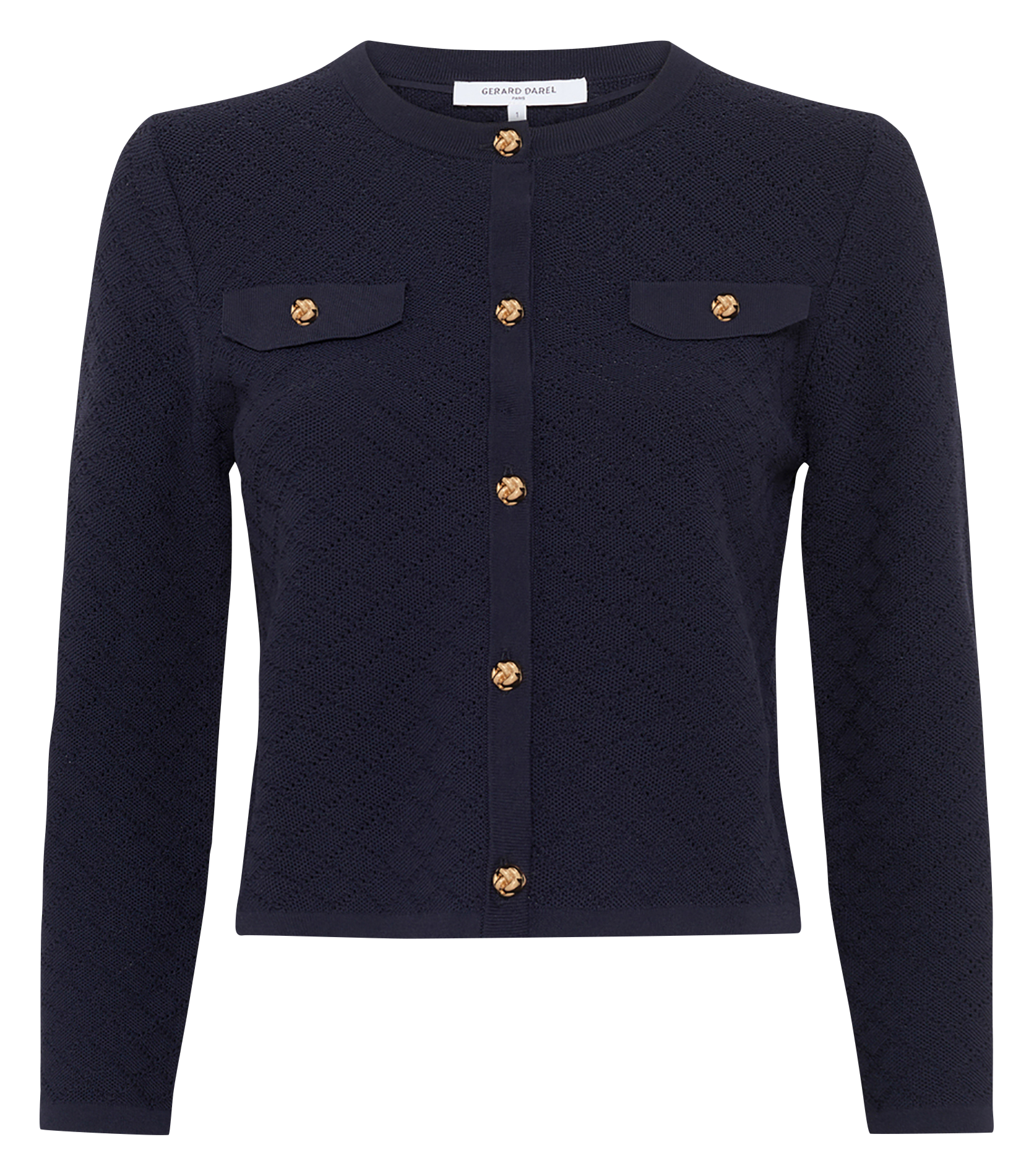 Aansluitend vest met ronde hals GERARD DAREL Blauw