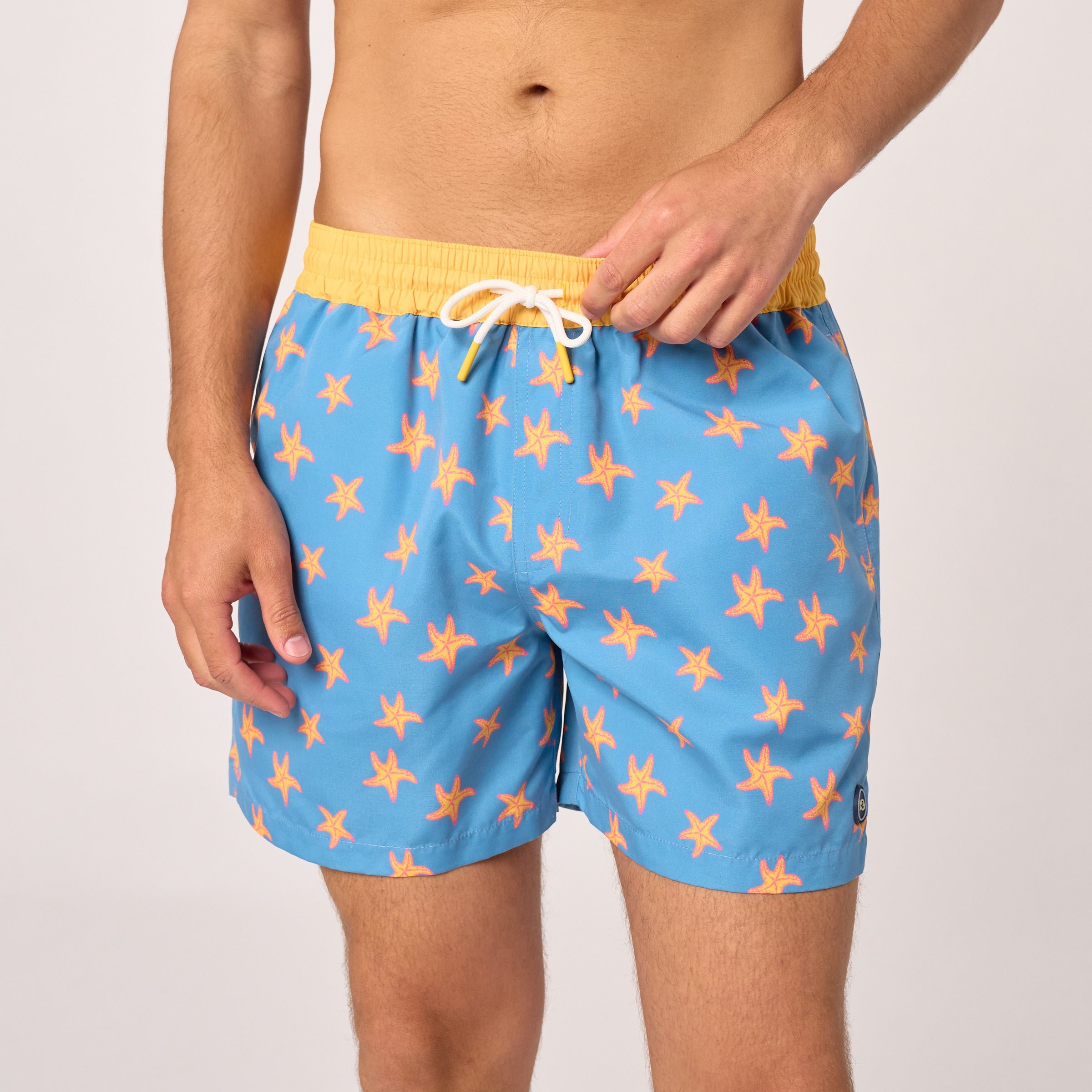 Recycled polyester swim shorts BILLYBELT Blue