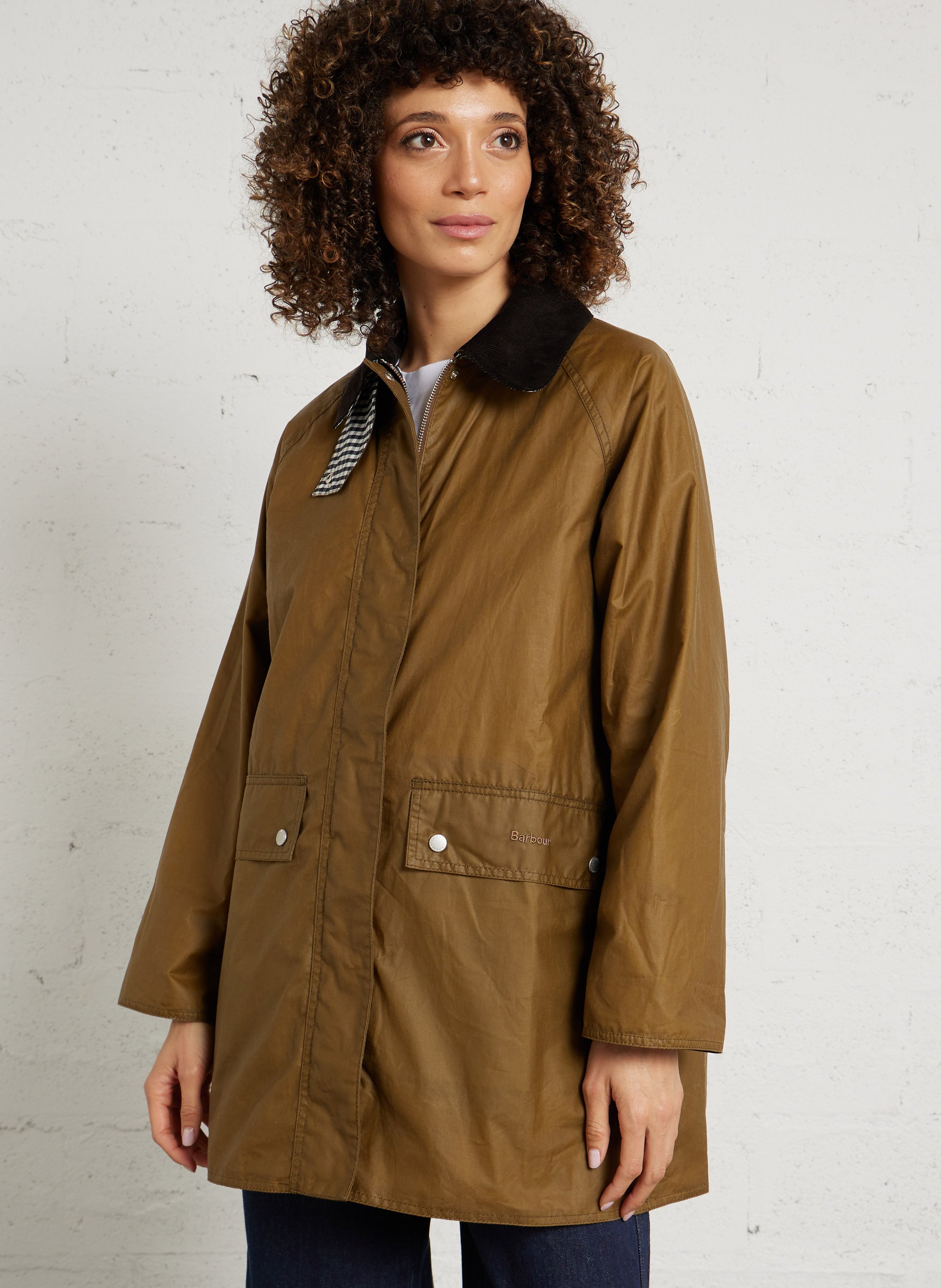 Veste droite col classique BARBOUR Beige