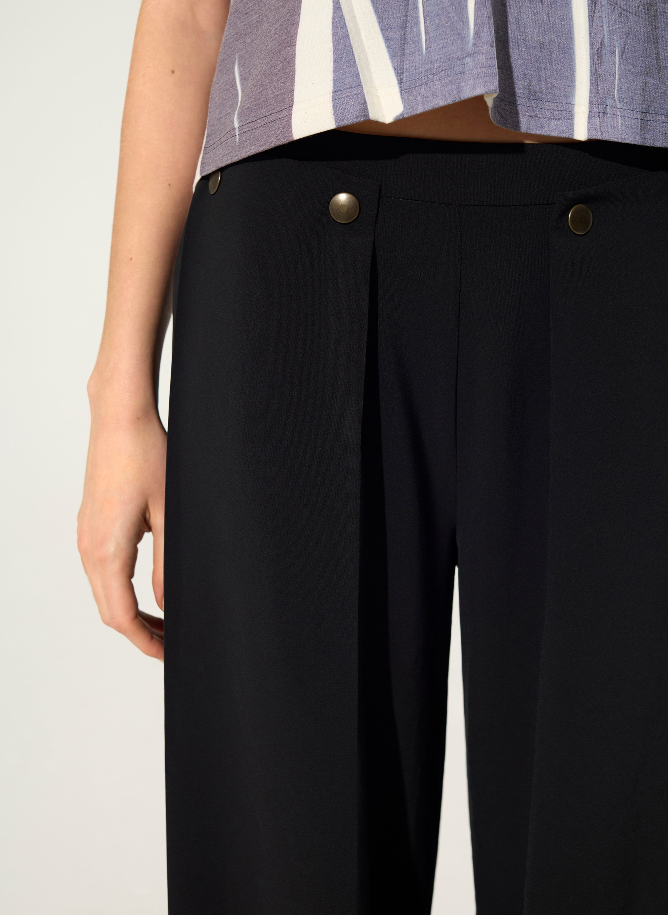 Wide trousers COTELAC Black