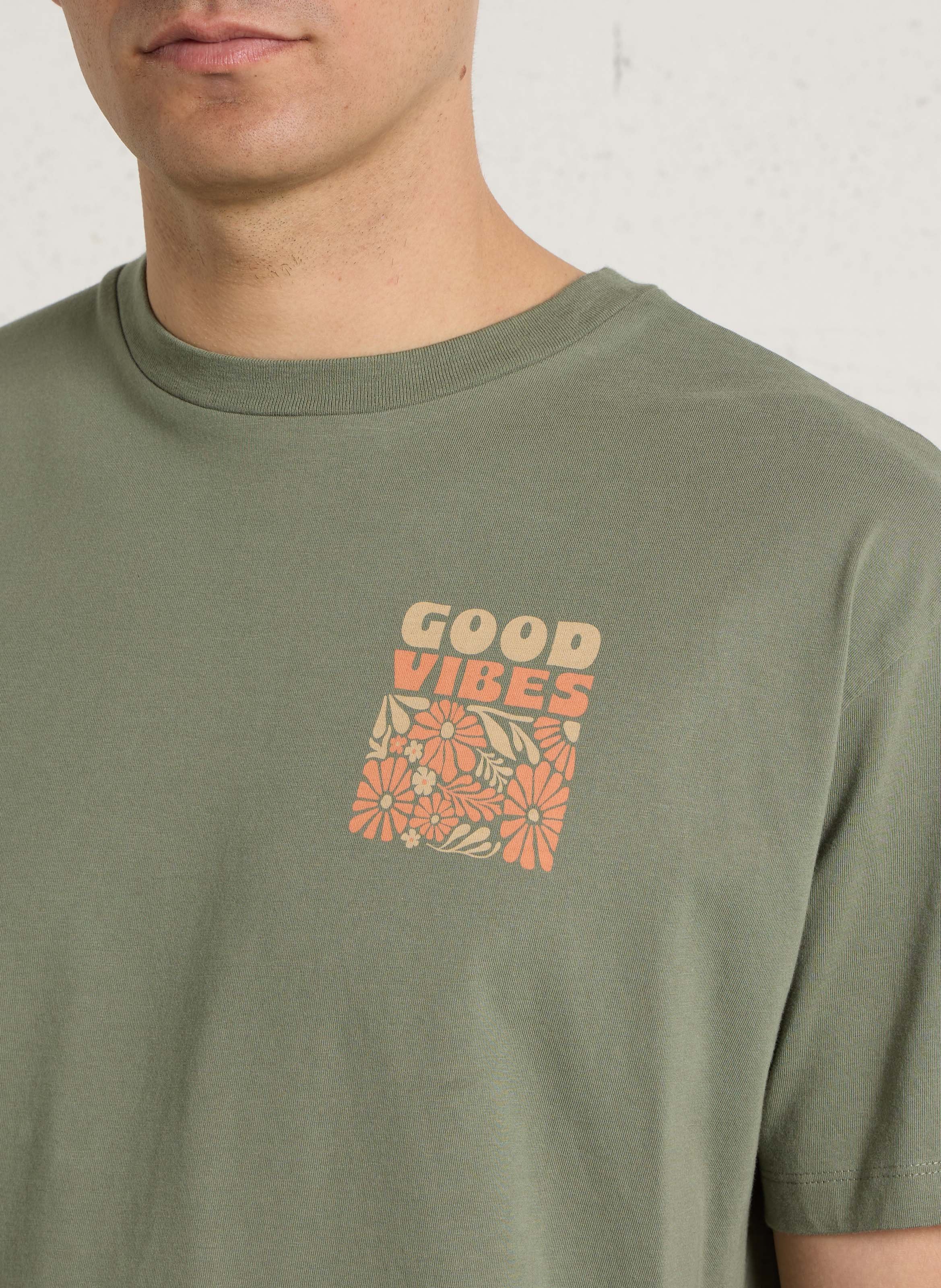 Effen T-shirt LE TEMPS DES CERISES Wit