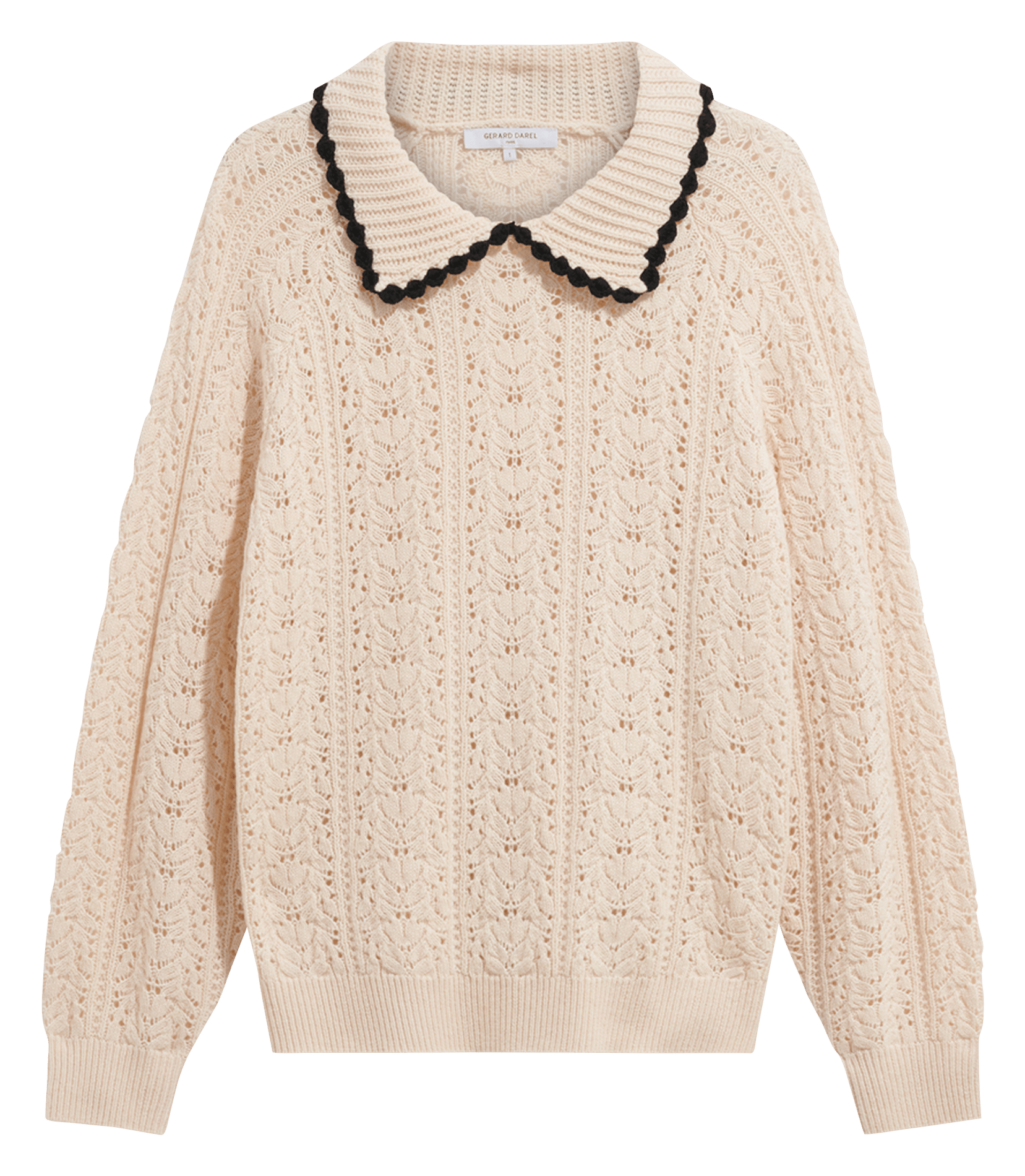 Aly decorative knit scarf GERARD DAREL Beige