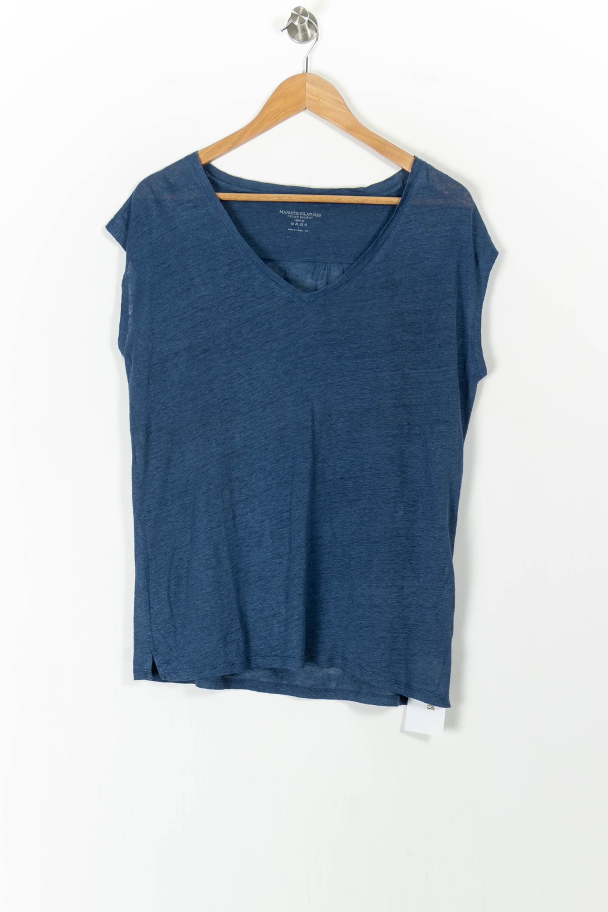 Top & tank top MAJESTIC FILATURES - SECONDE MAIN Blue
