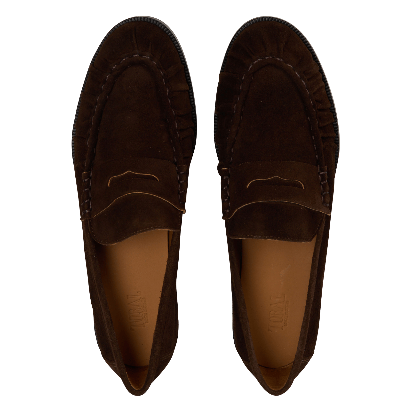 Mocassins en cuir TORAL Marron