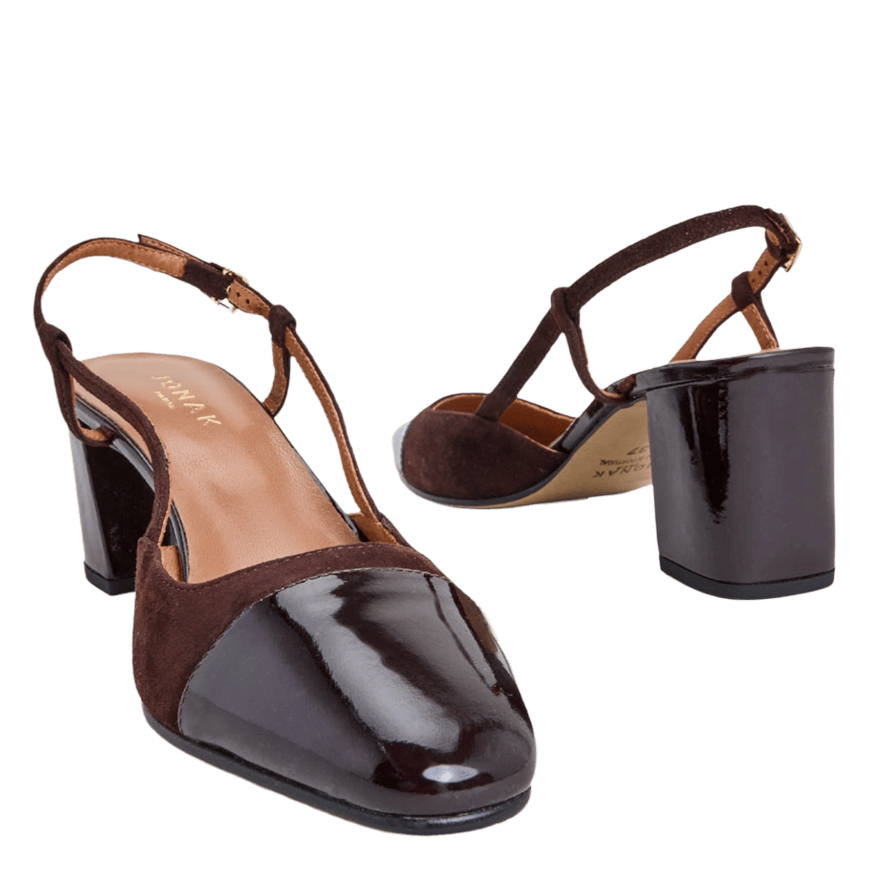 Escarpins en cuir  JONAK Marron