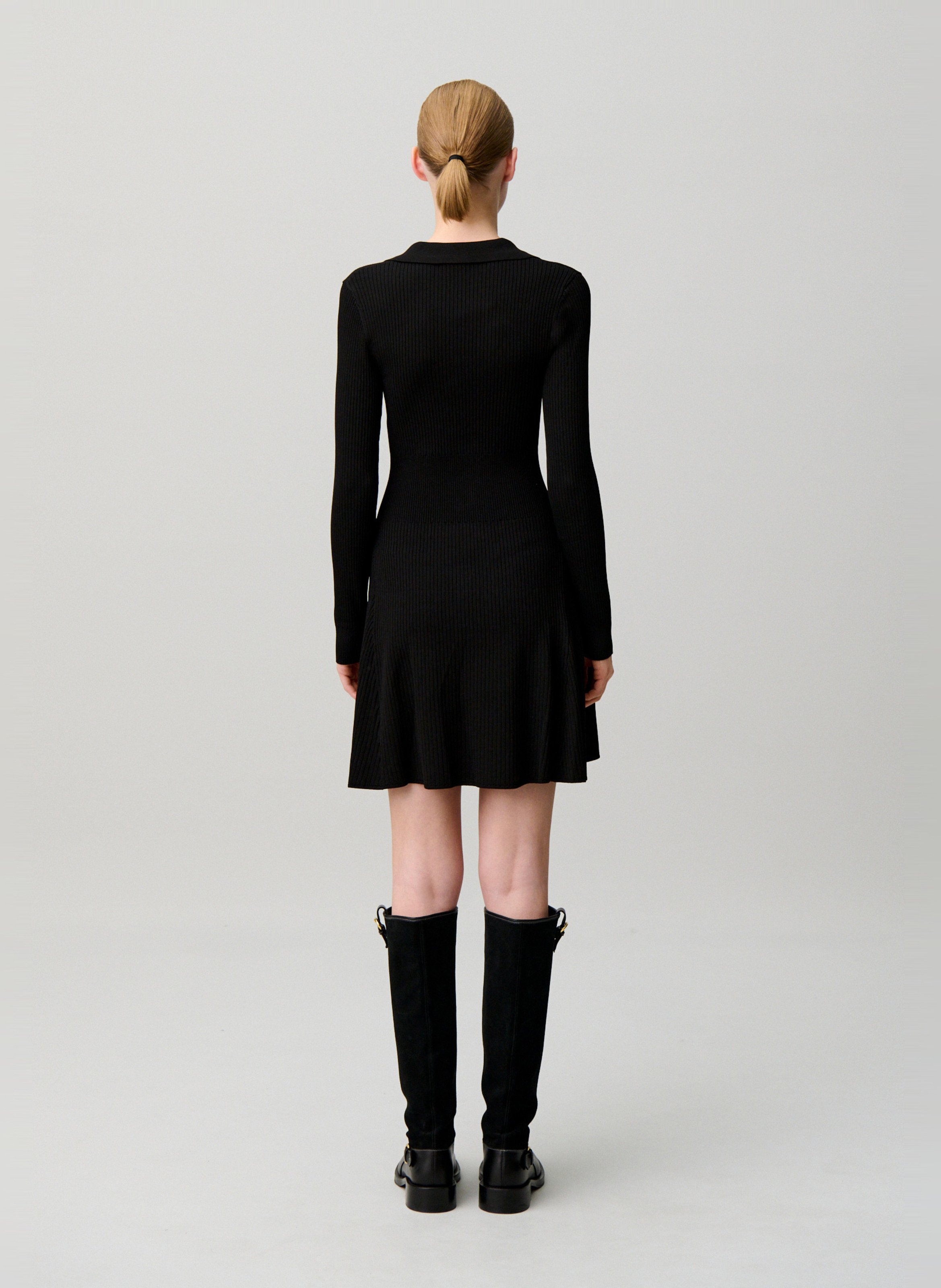 Robe courte évasée CLAUDIE PIERLOT Noir