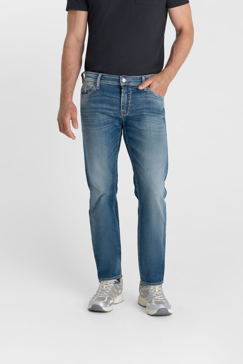 Straight leg jeans, length 34 LE TEMPS DES CERISES Blue