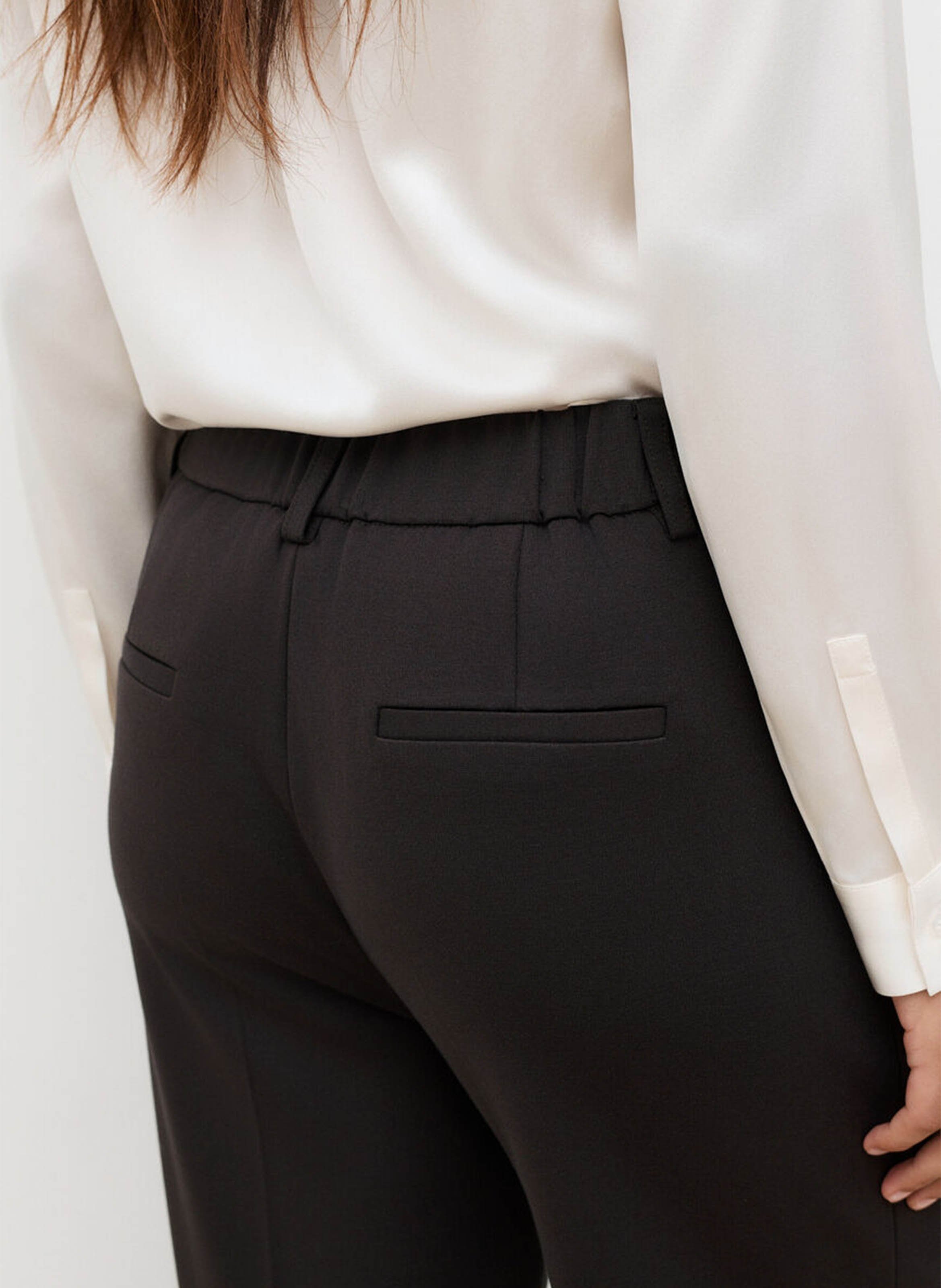 Pantalon droit  CAROLL Marron
