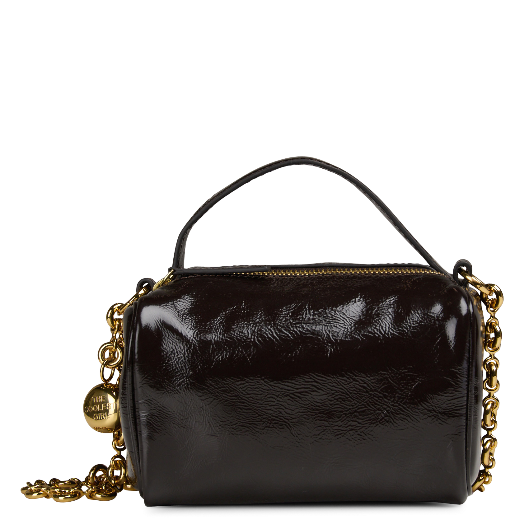 Leren handtas BERENICE Bruin