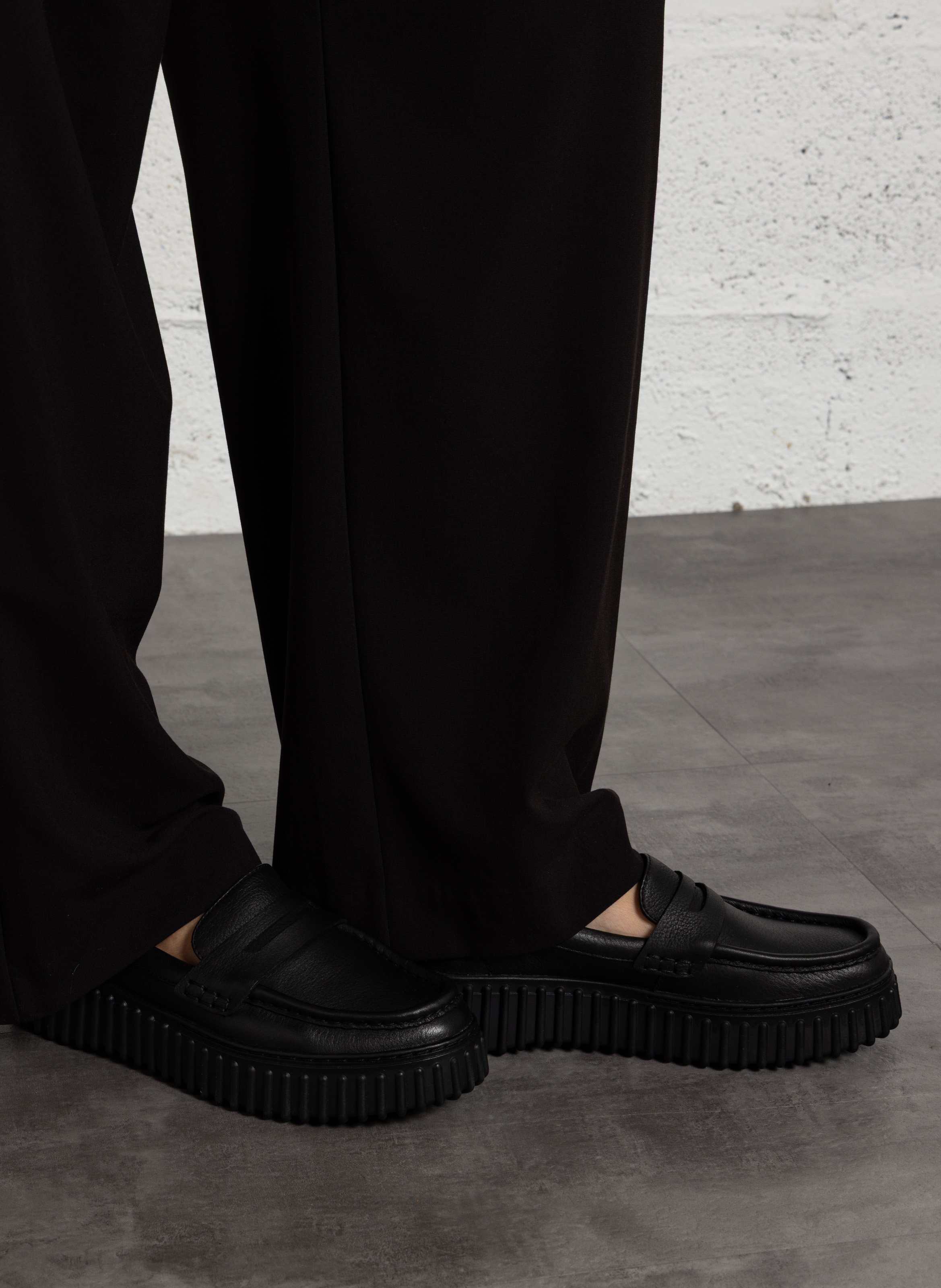 Keilsandalen aus Leder CLARKS Schwarz