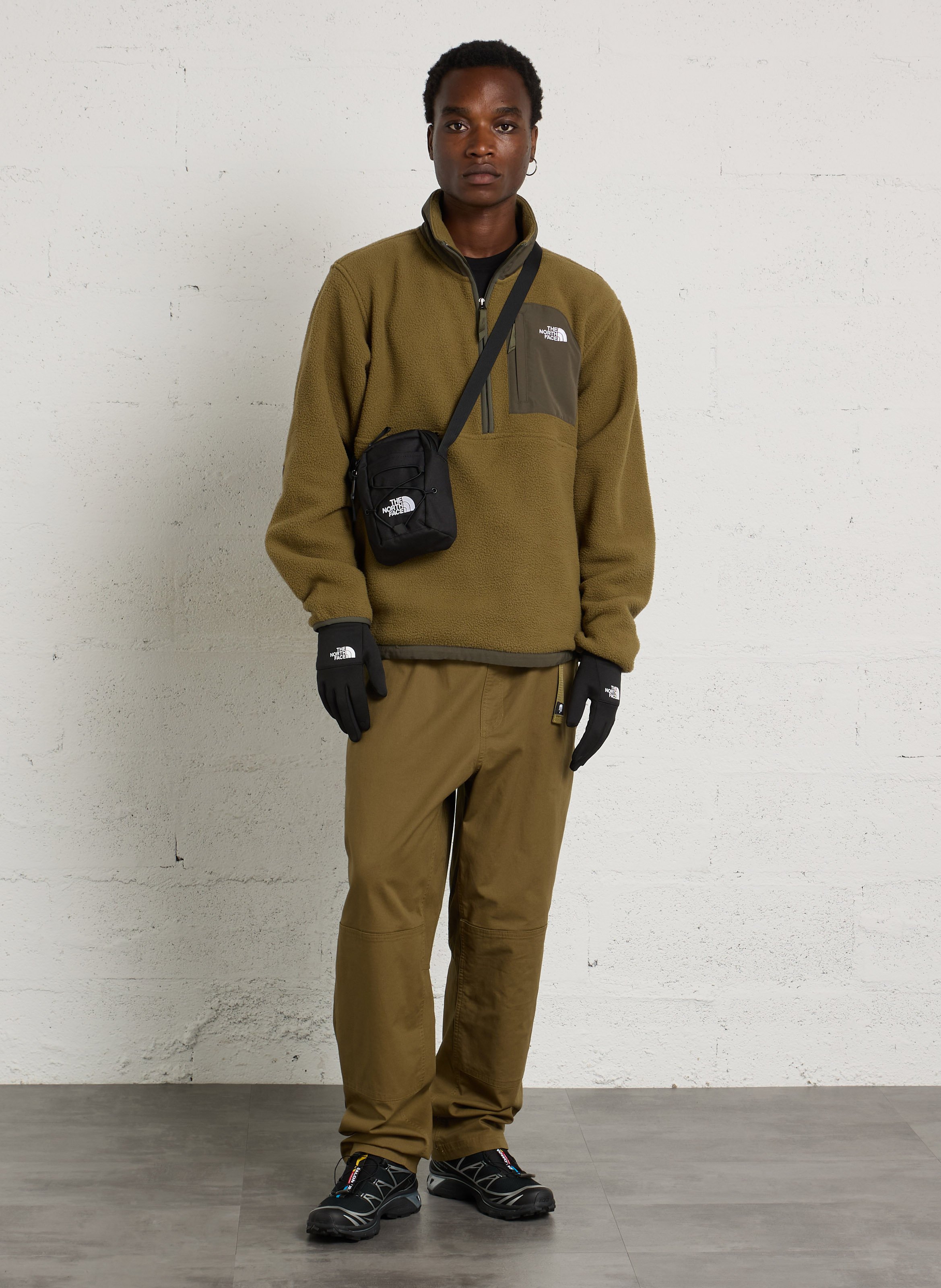 Loose-fit cotton-blend pants THE NORTH FACE Khaki
