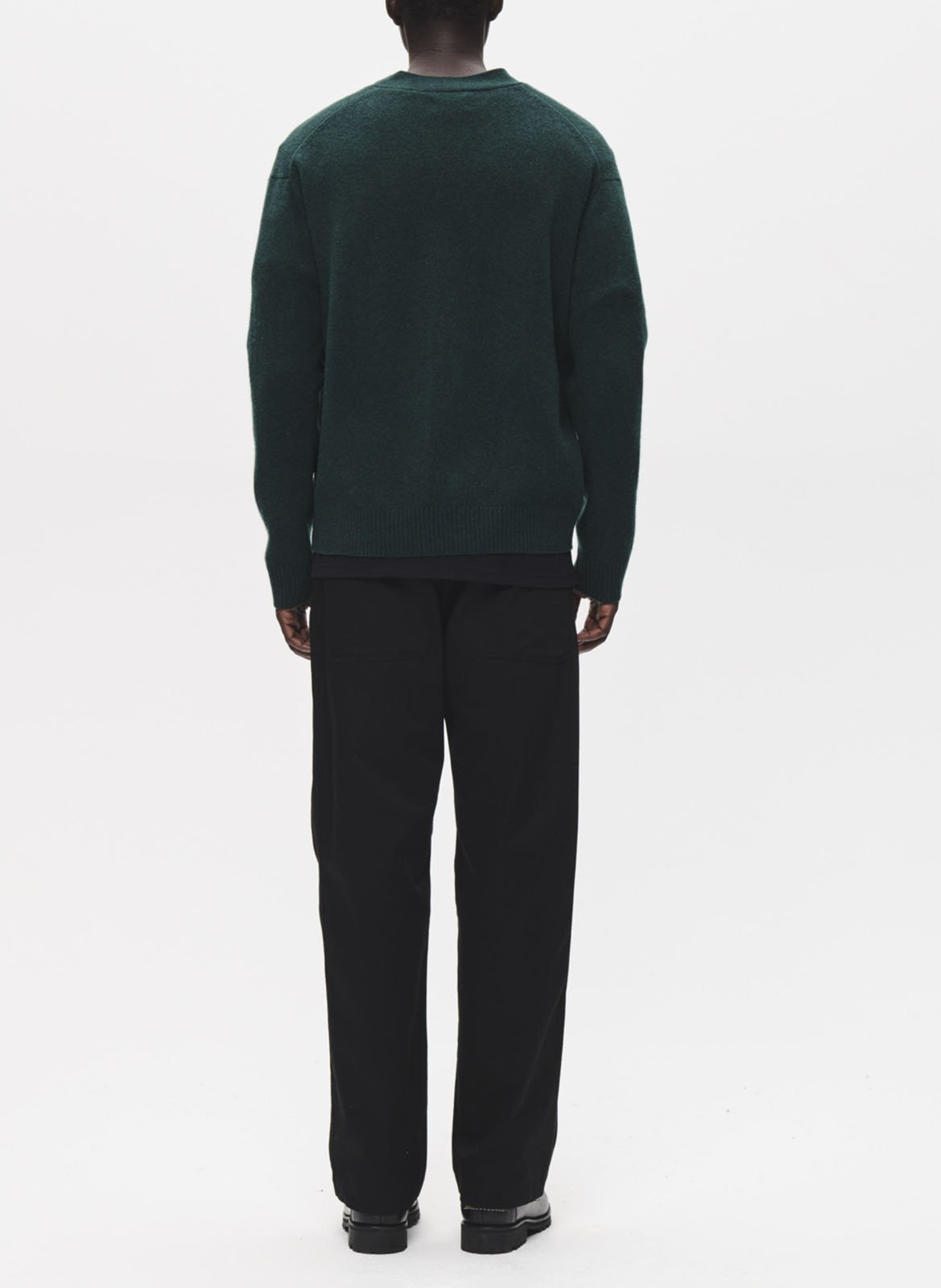 Straight wool cardigan WOOD WOOD Green