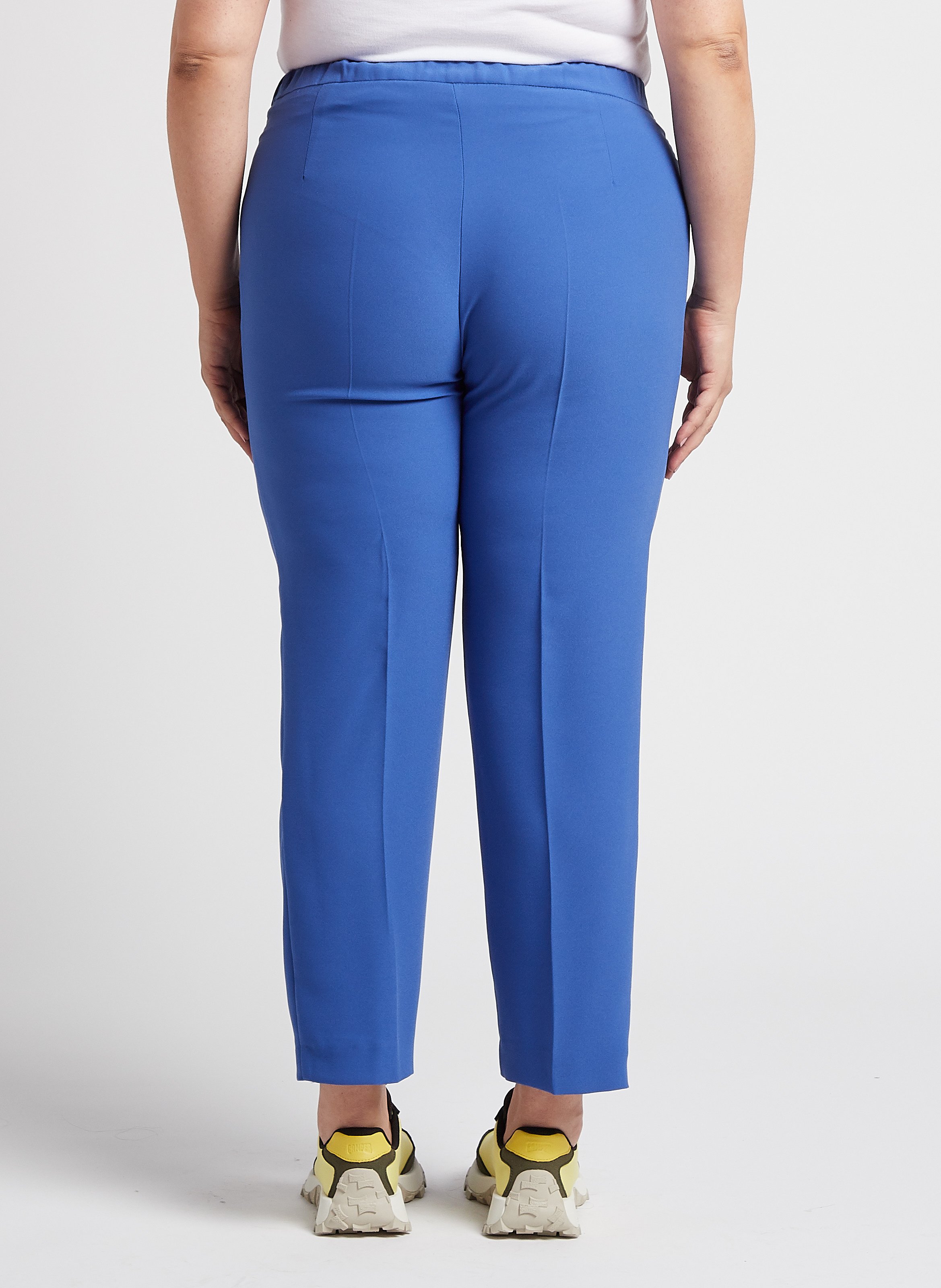 Gerade geschnittene Bundfaltenhose PERSONA by Marina Rinaldi Blau