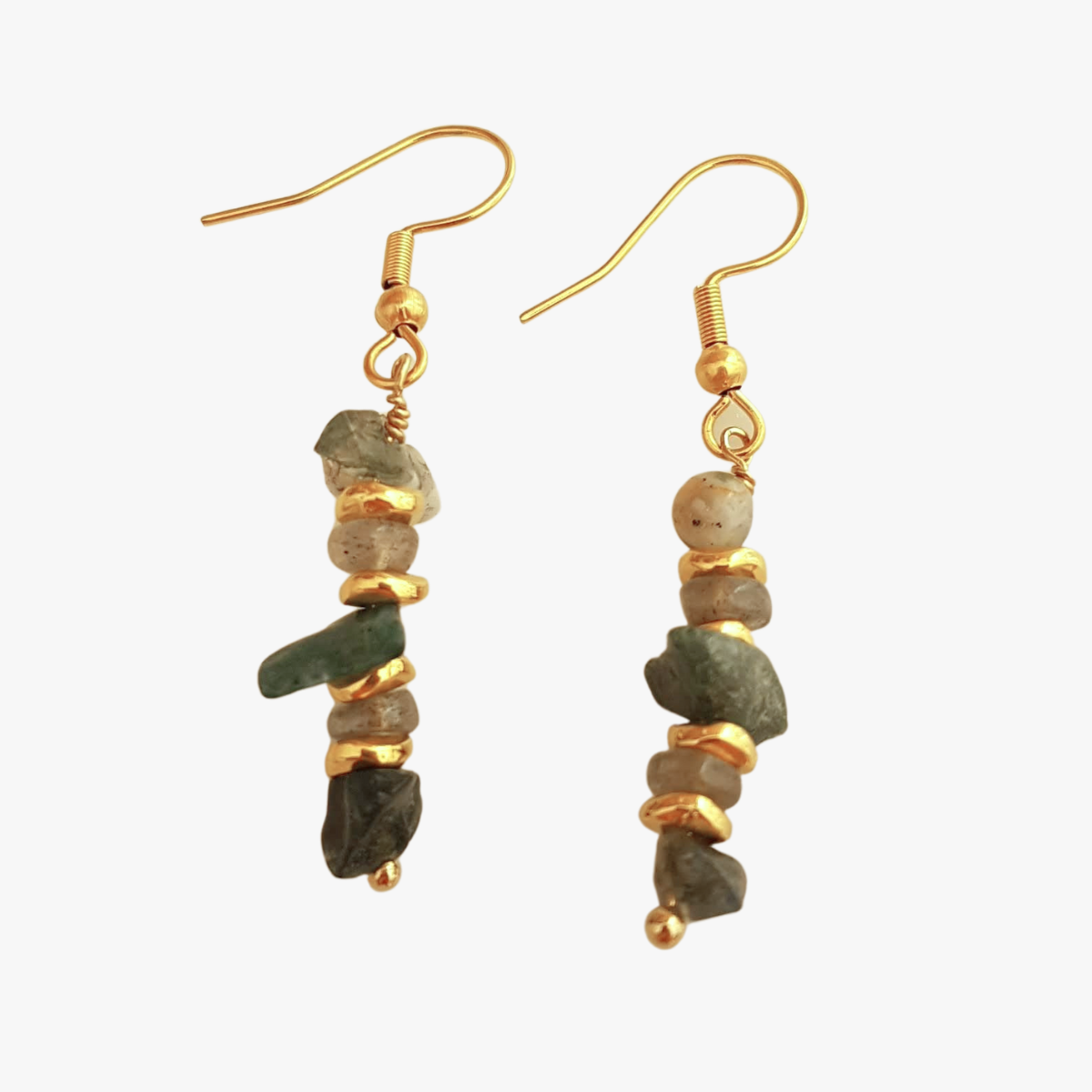 Amazonite earrings GINANDGER Blue