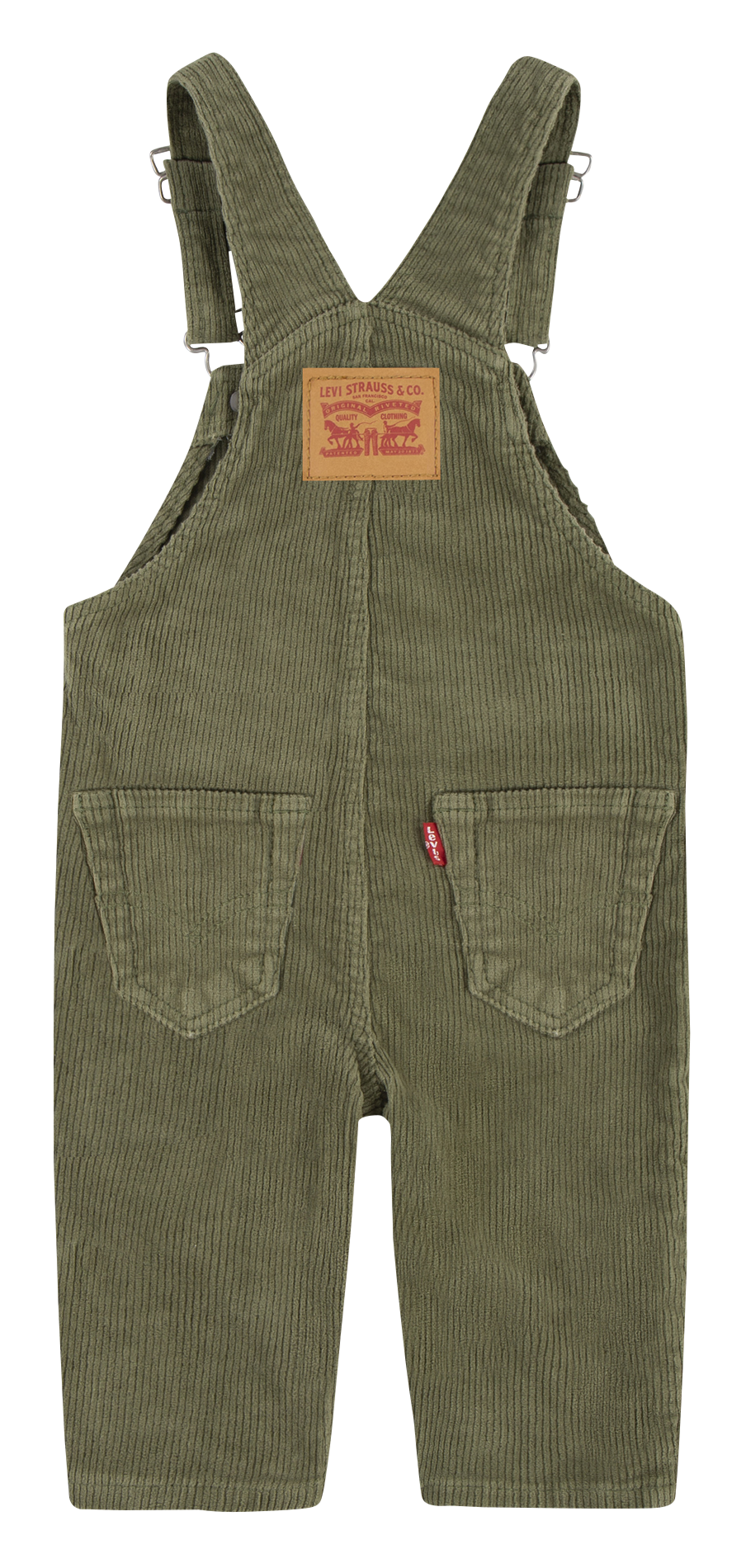 Salopette en coton côtelé mélangé LEVI'S KIDS Vert