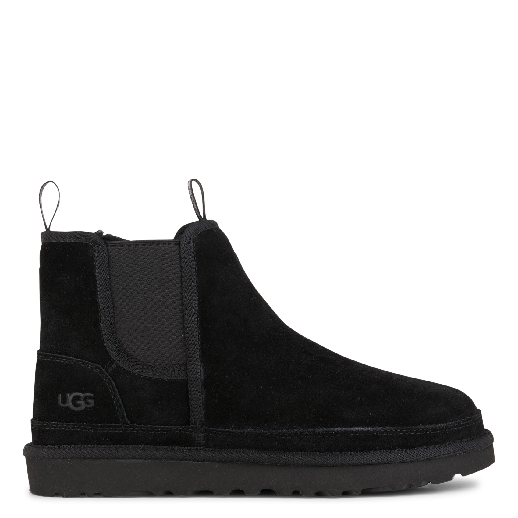 Boots en cuir velours UGG Noir