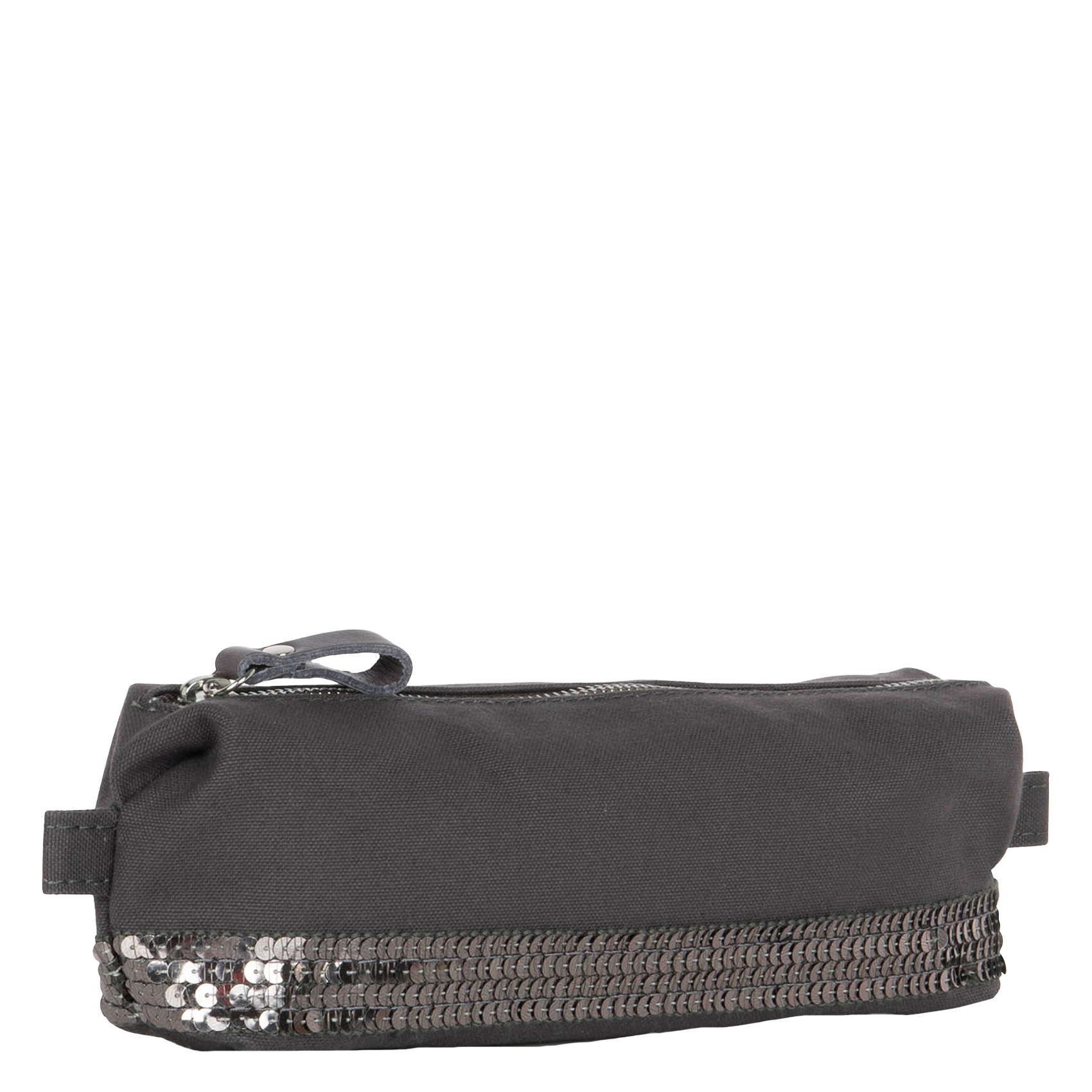 Trousse avec bande sequins VANESSA BRUNO Gris