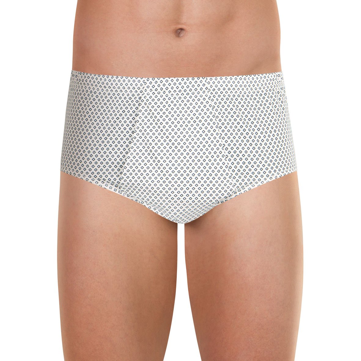 High-rise pattern open panties EMINENCE Blue