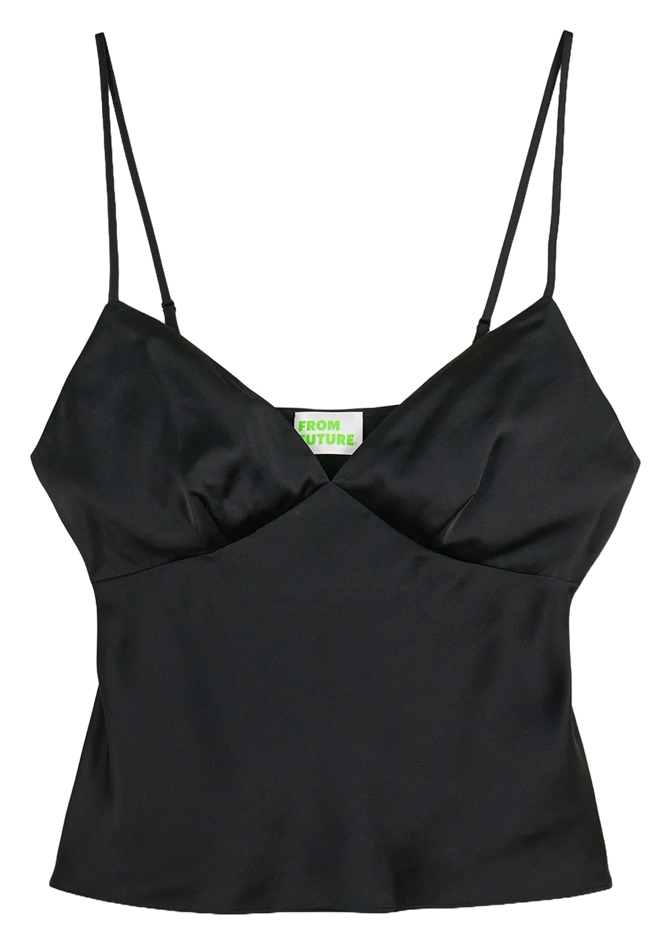 Caraco droit en soie FROM FUTURE Noir