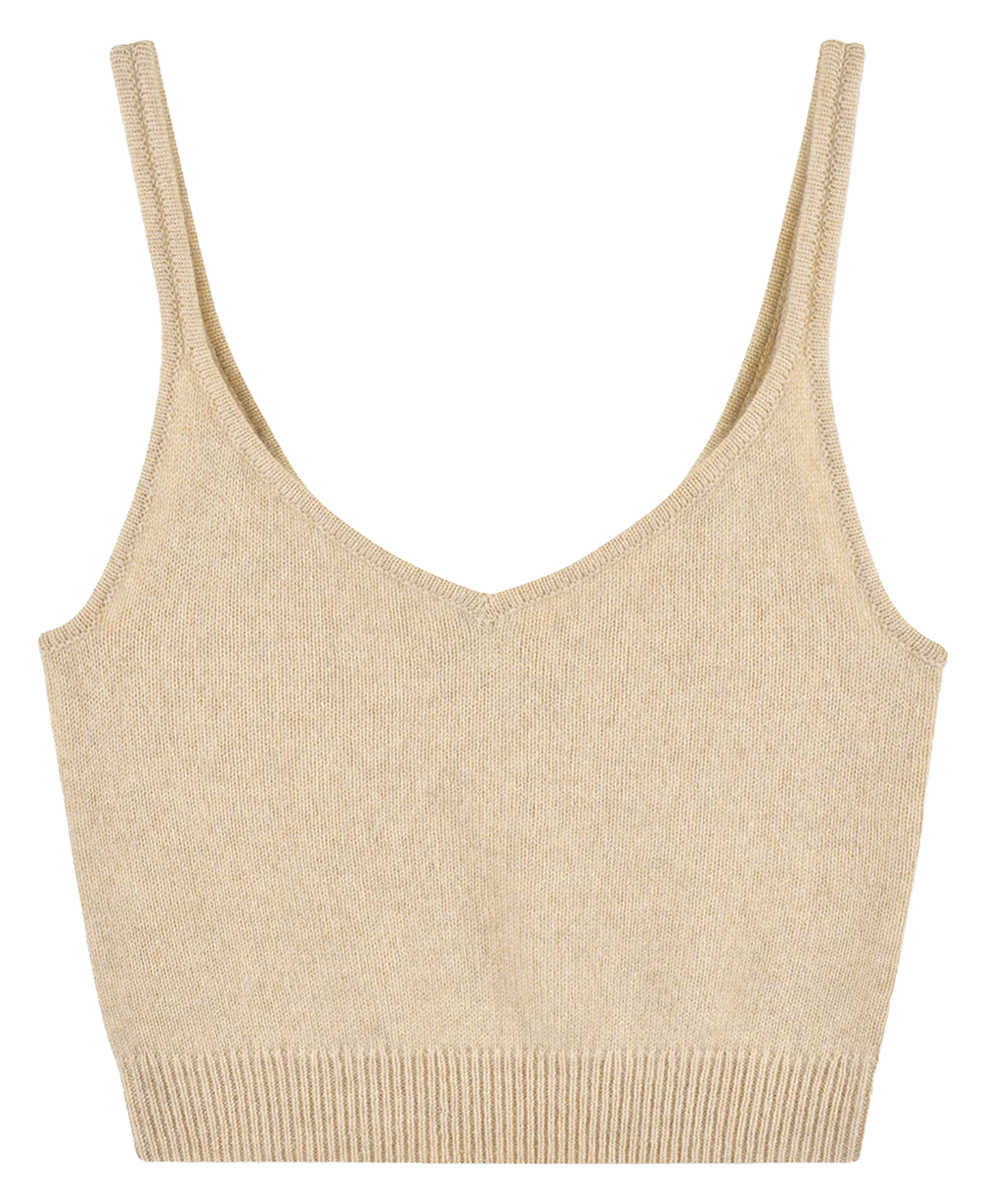 Top droit en cachemire FROM FUTURE Beige