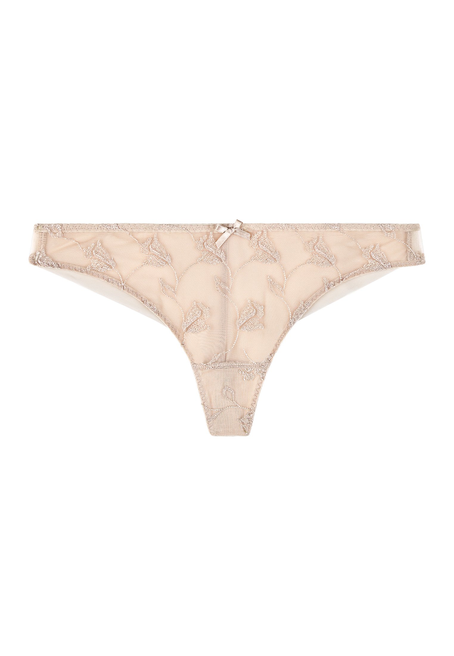 Cotton tanga AUBADE Beige