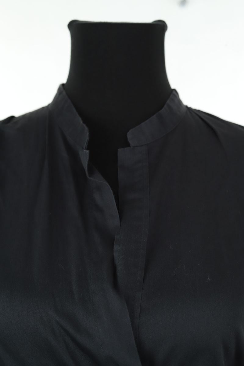 Cotton wrap-over sweater ISABEL MARANT - Seconde Main Black