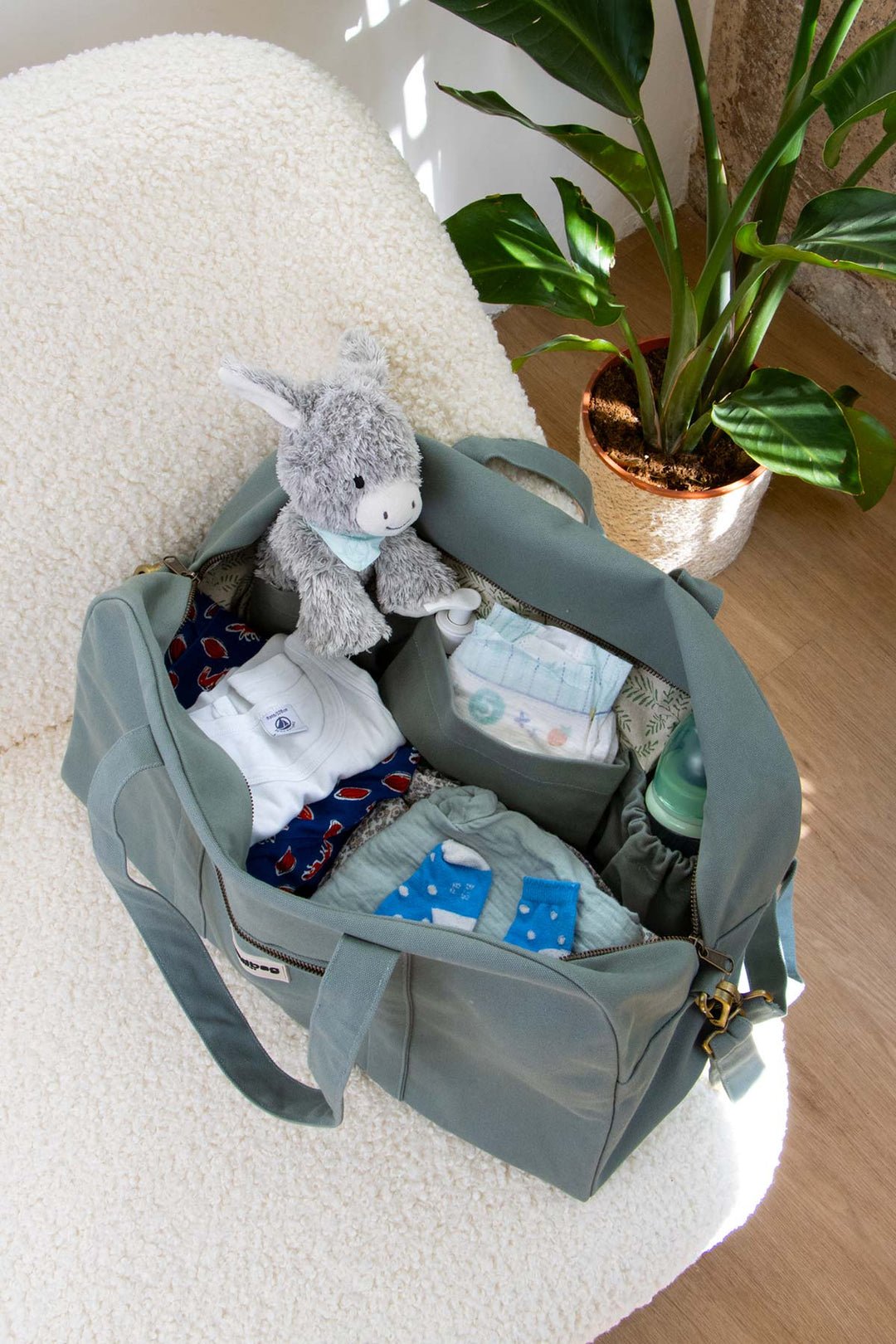 Basile diaper bag HINDBAG Green