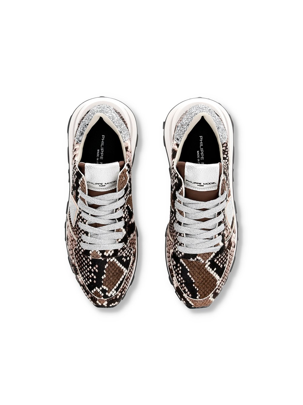 Sneakers Tropez Haute Running PHILIPPE MODEL Silver