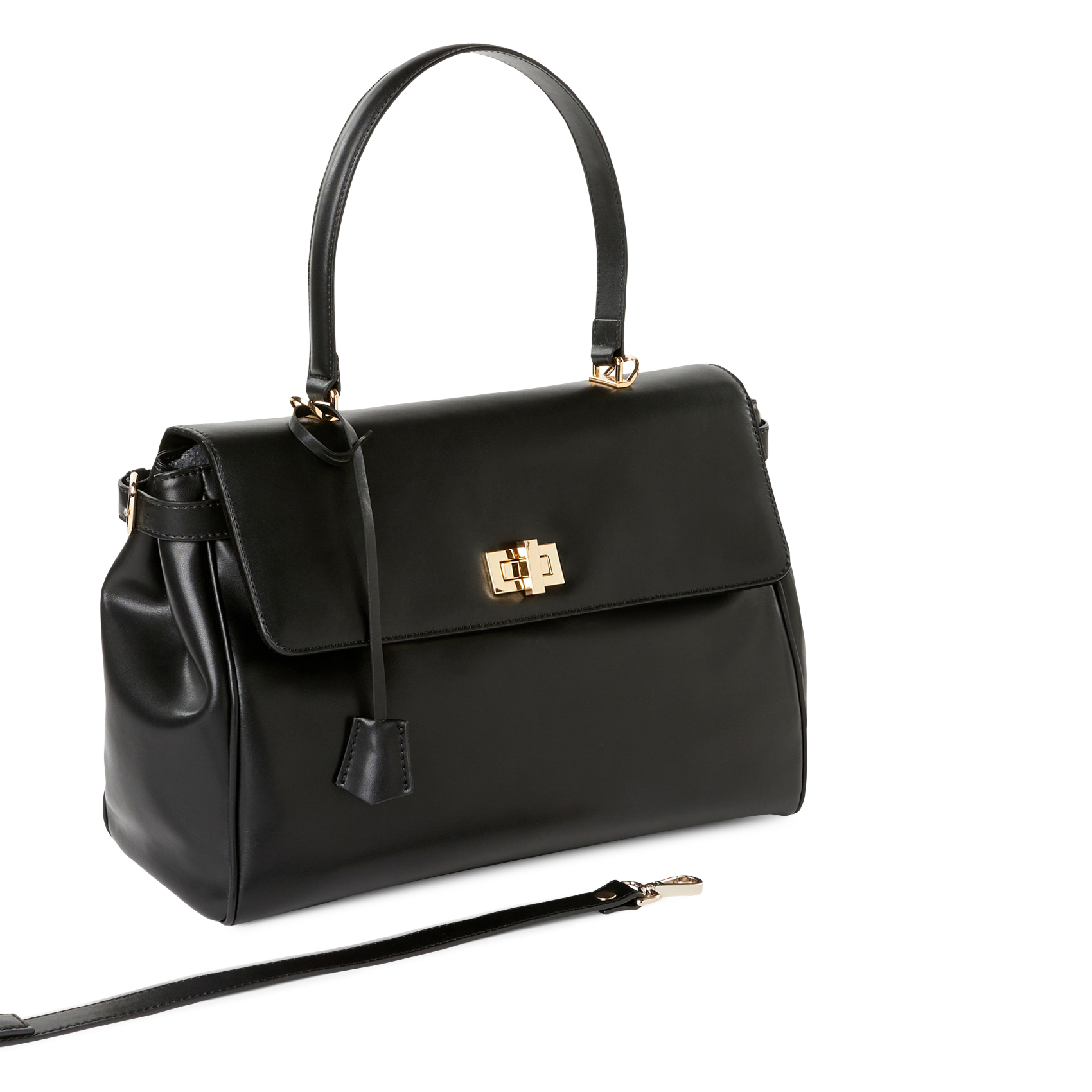 Bowlingtas van nerfleer met rits SAISON 1865 Zwart