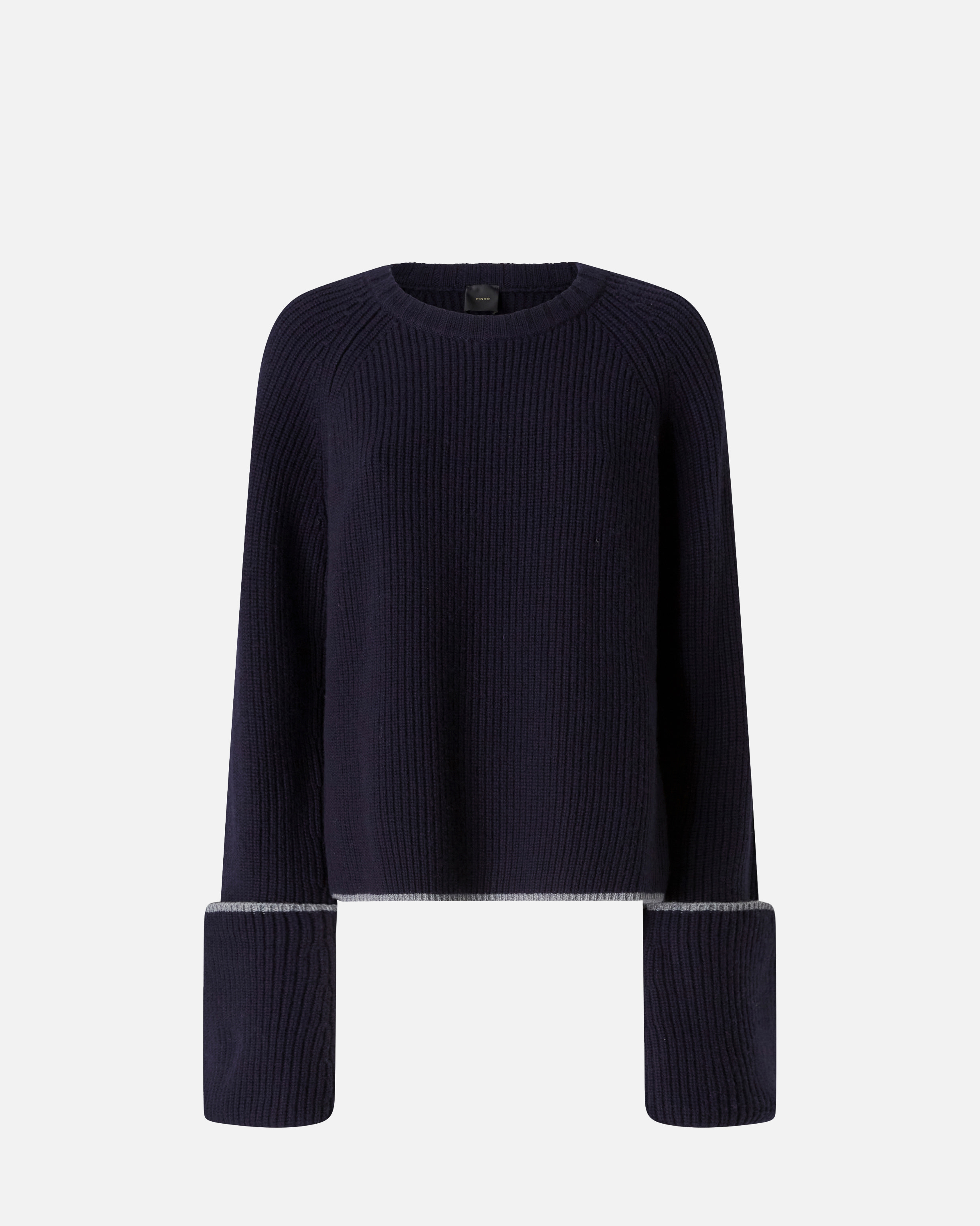 Loose-fit round-neck sweater PINKO Blue
