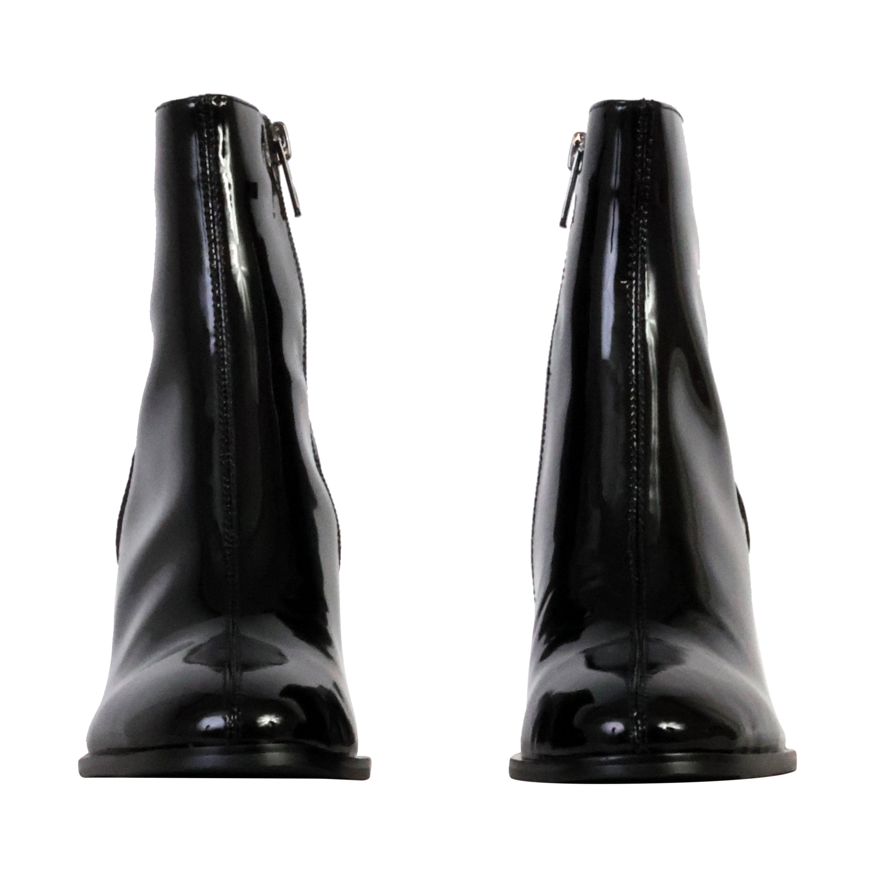 Victoria leather ankle boot EMILIE KARSTON Black